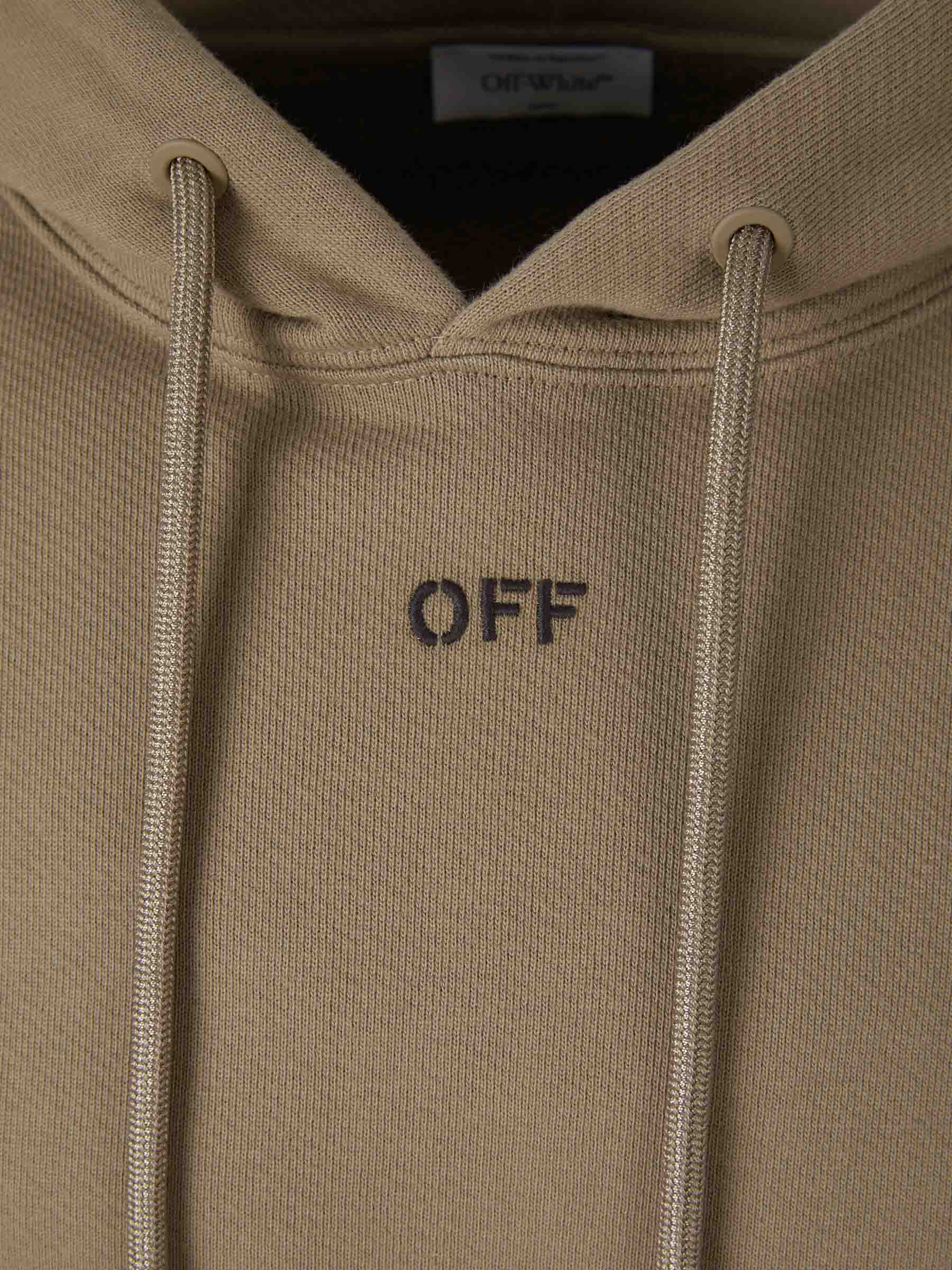 Cotton Logo Sweatshirt Off-white оригінал – Купити в Україні – детальний вид
