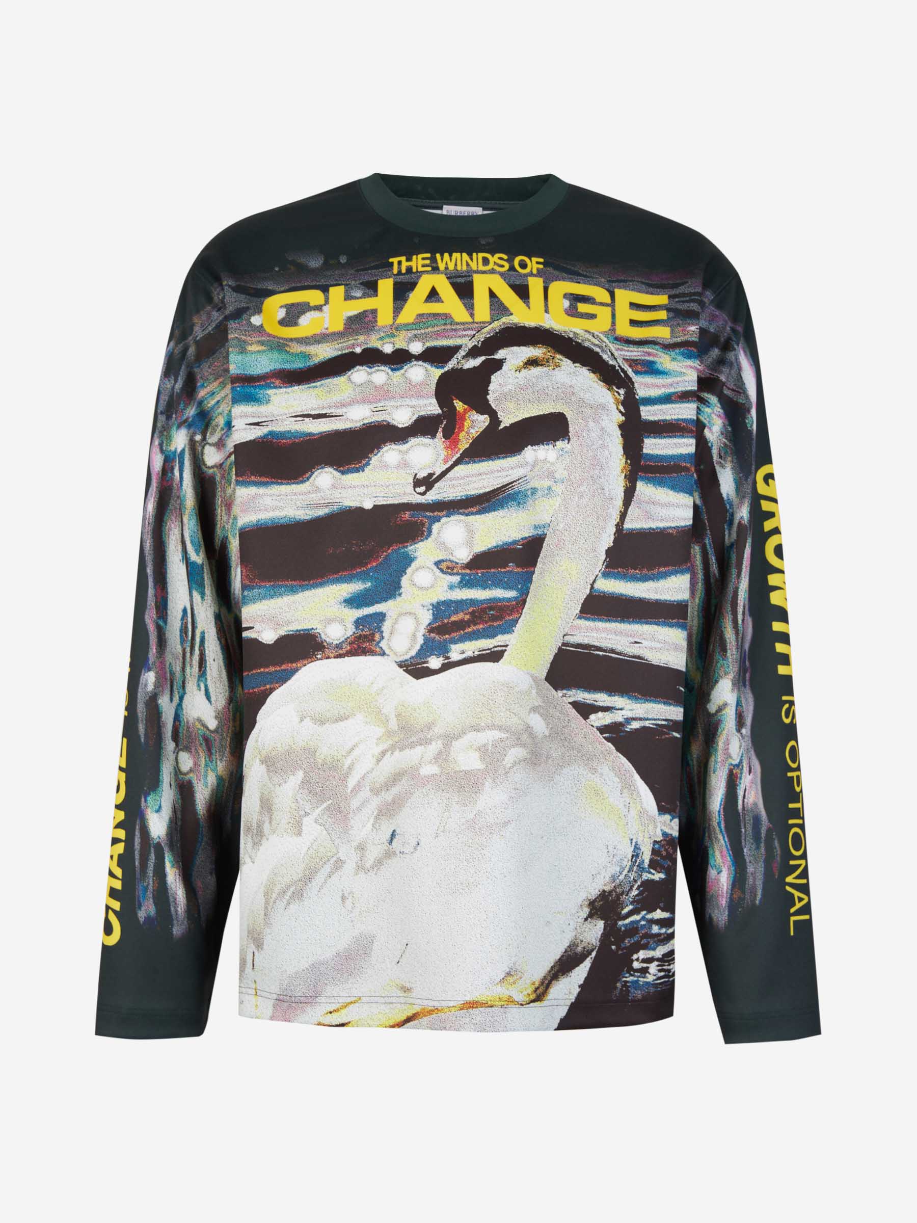 Polyester Print Sweatshirt Burberry – Гарантія оригінальності – боковий вид