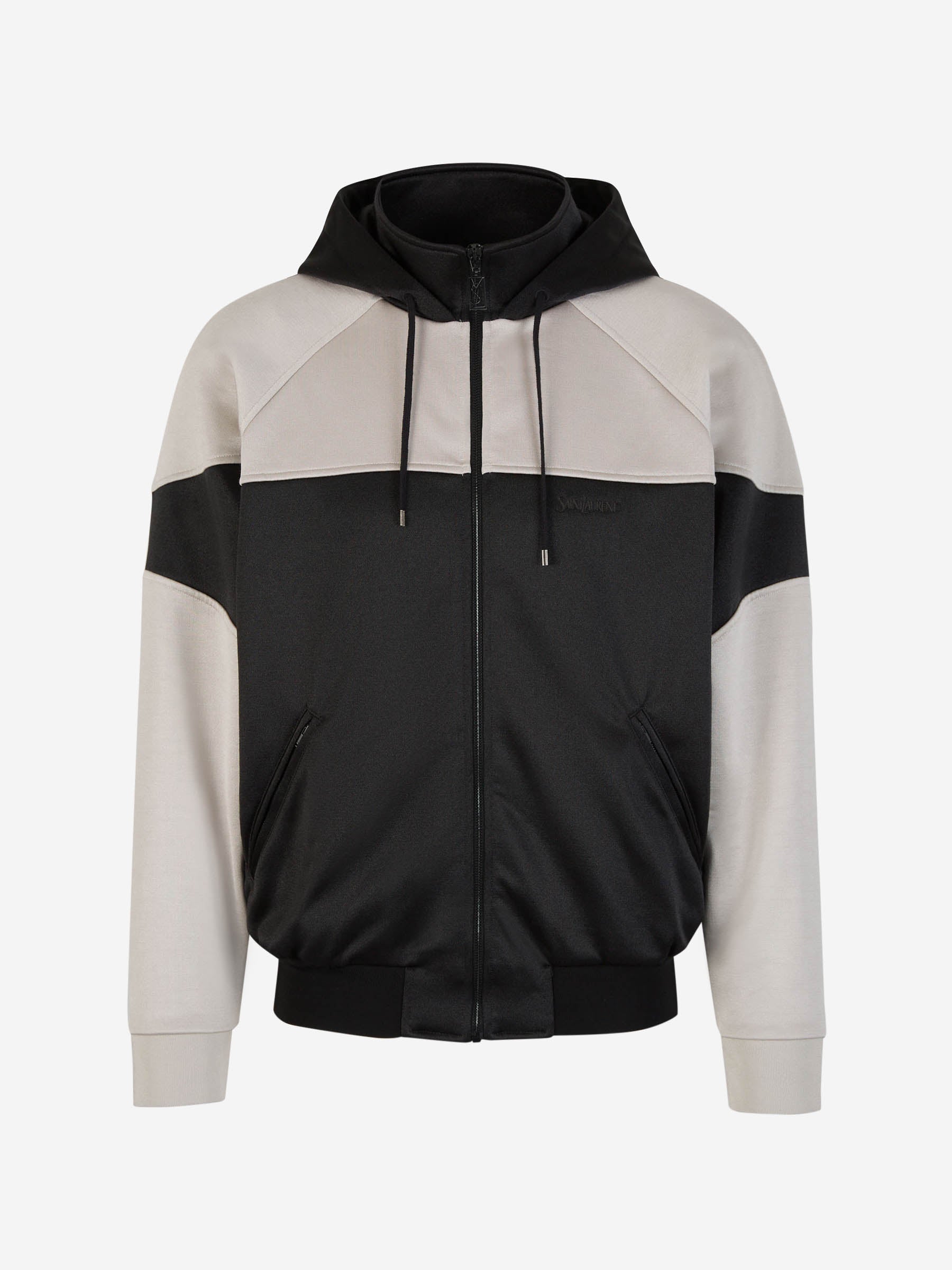 Оригінальна Bicolor Hooded Sweatshirt Saint laurent – боковий вид