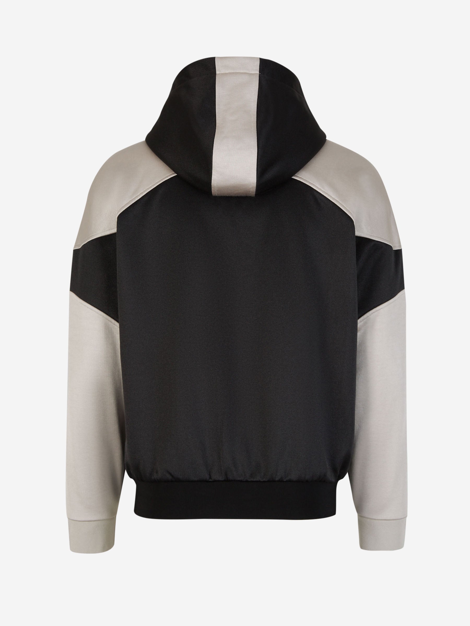 Оригінальна Bicolor Hooded Sweatshirt Saint laurent – вид ззаду