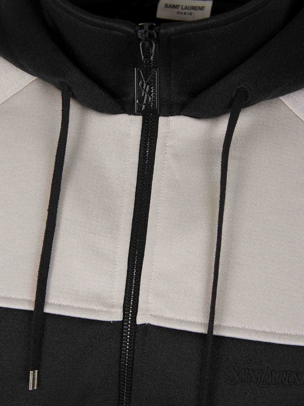 Оригінальна Bicolor Hooded Sweatshirt Saint laurent – детальний вид
