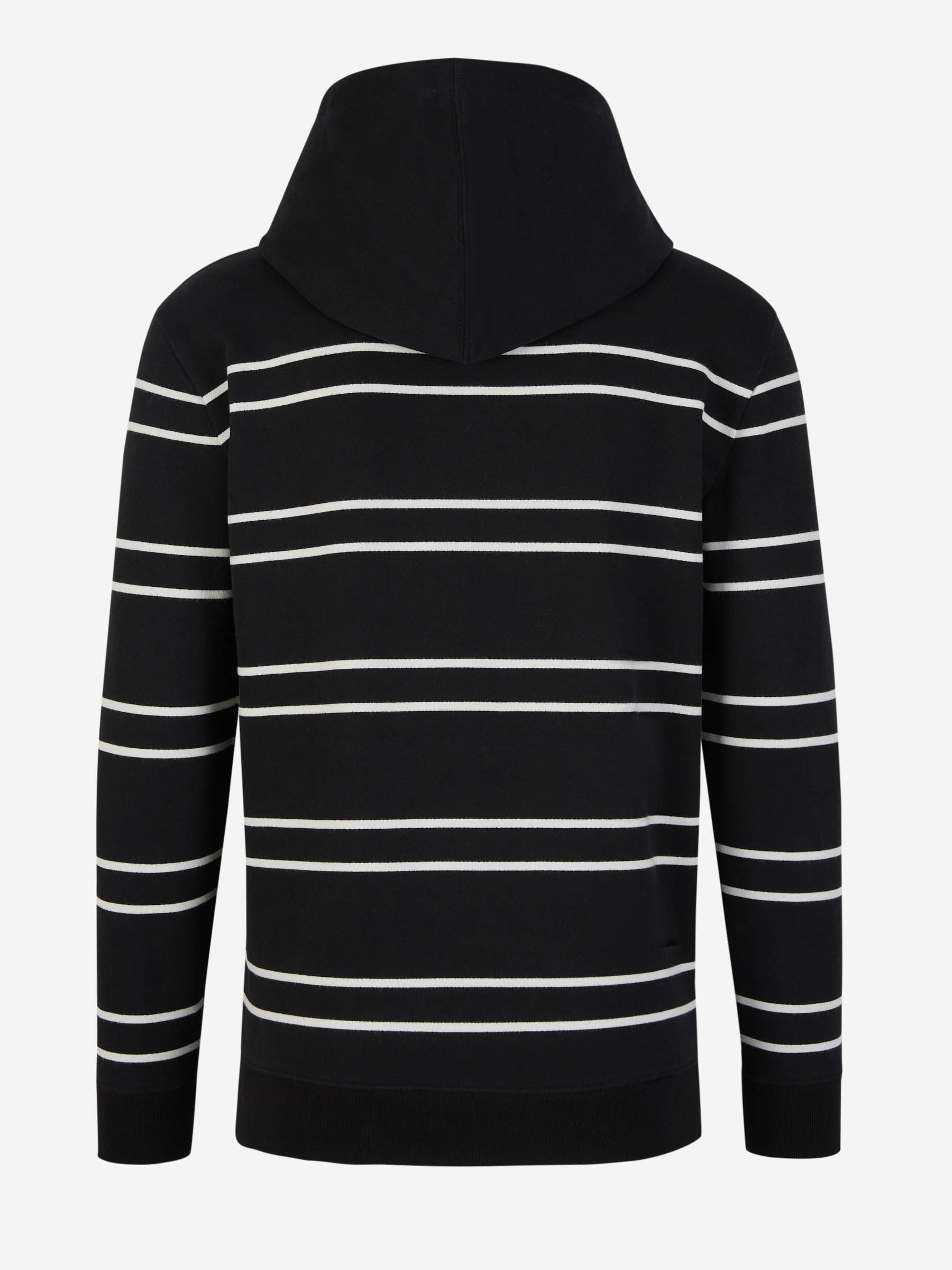 Striped Hood Sweatshirt Saint laurent – Гарантія оригінальності – вид ззаду