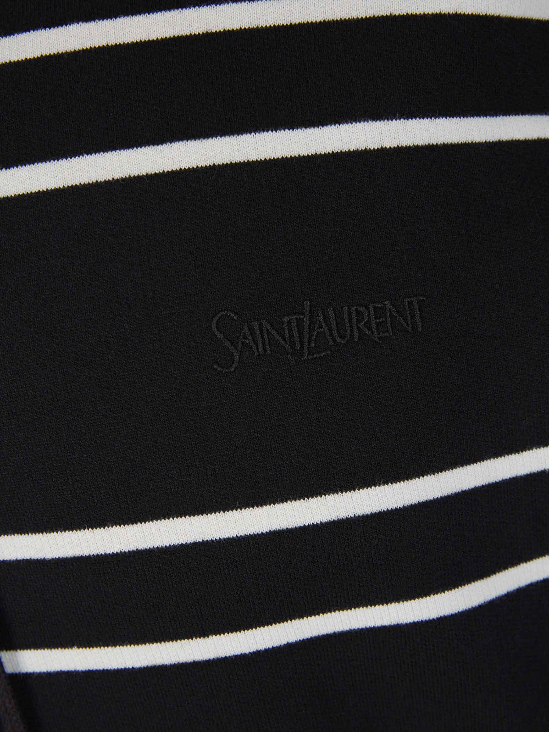 Striped Hood Sweatshirt Saint laurent – Гарантія оригінальності – збільшений вид