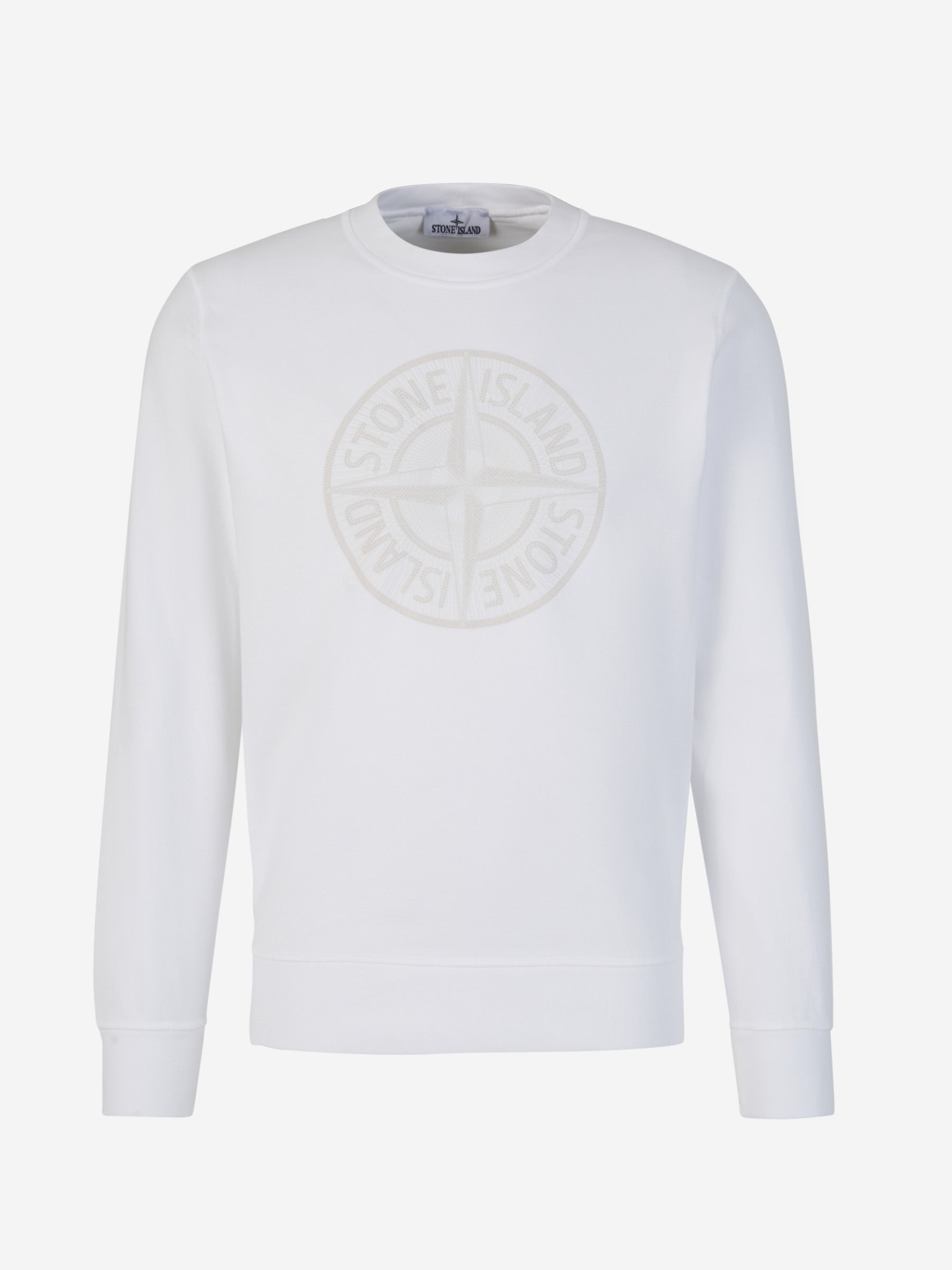 Logo Patch Sweatshirt Stone island – Гарантія оригінальності – боковий вид - STONE ISLAND