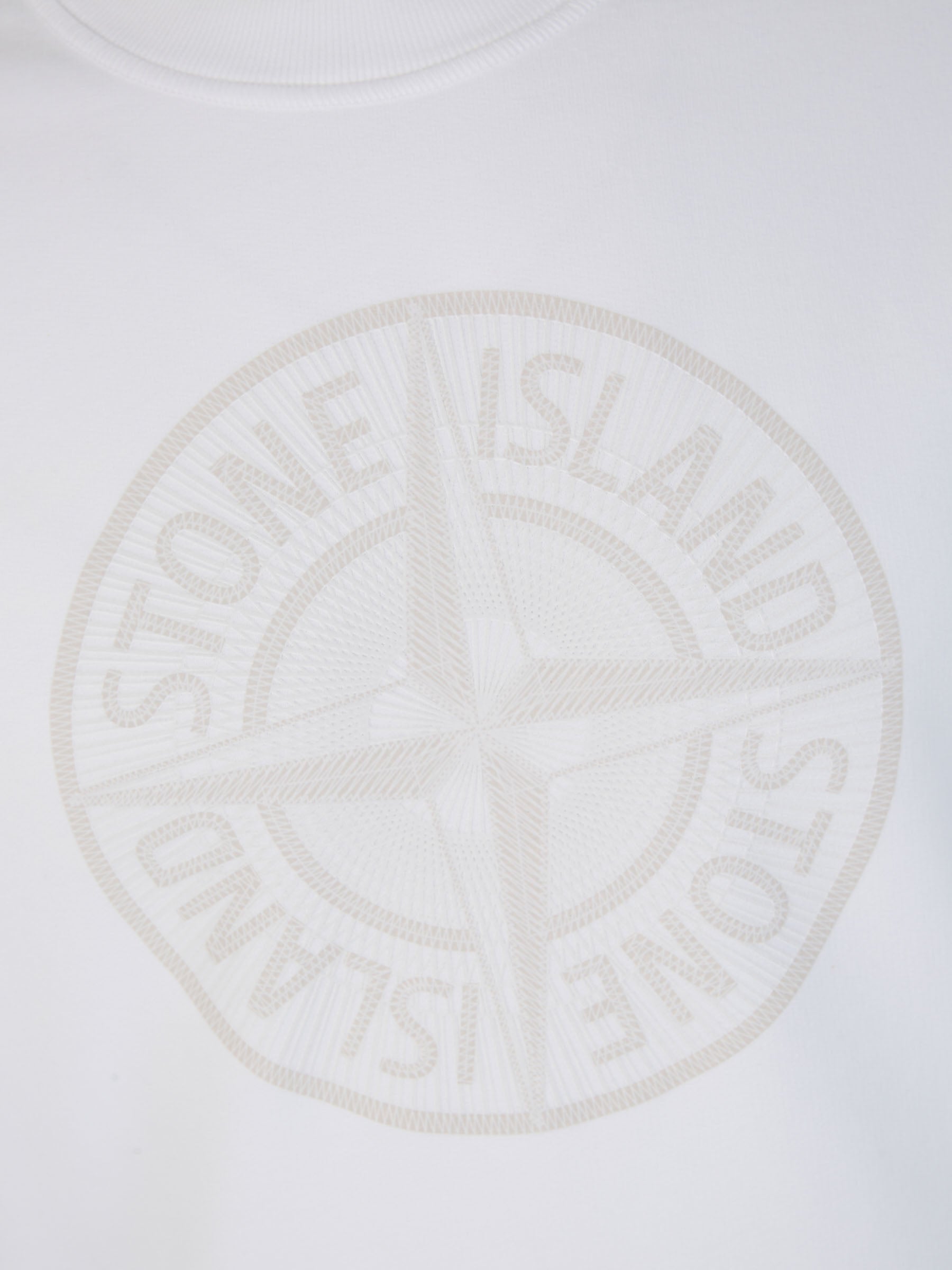 Logo Patch Sweatshirt Stone island – Гарантія оригінальності – детальний вид - STONE ISLAND