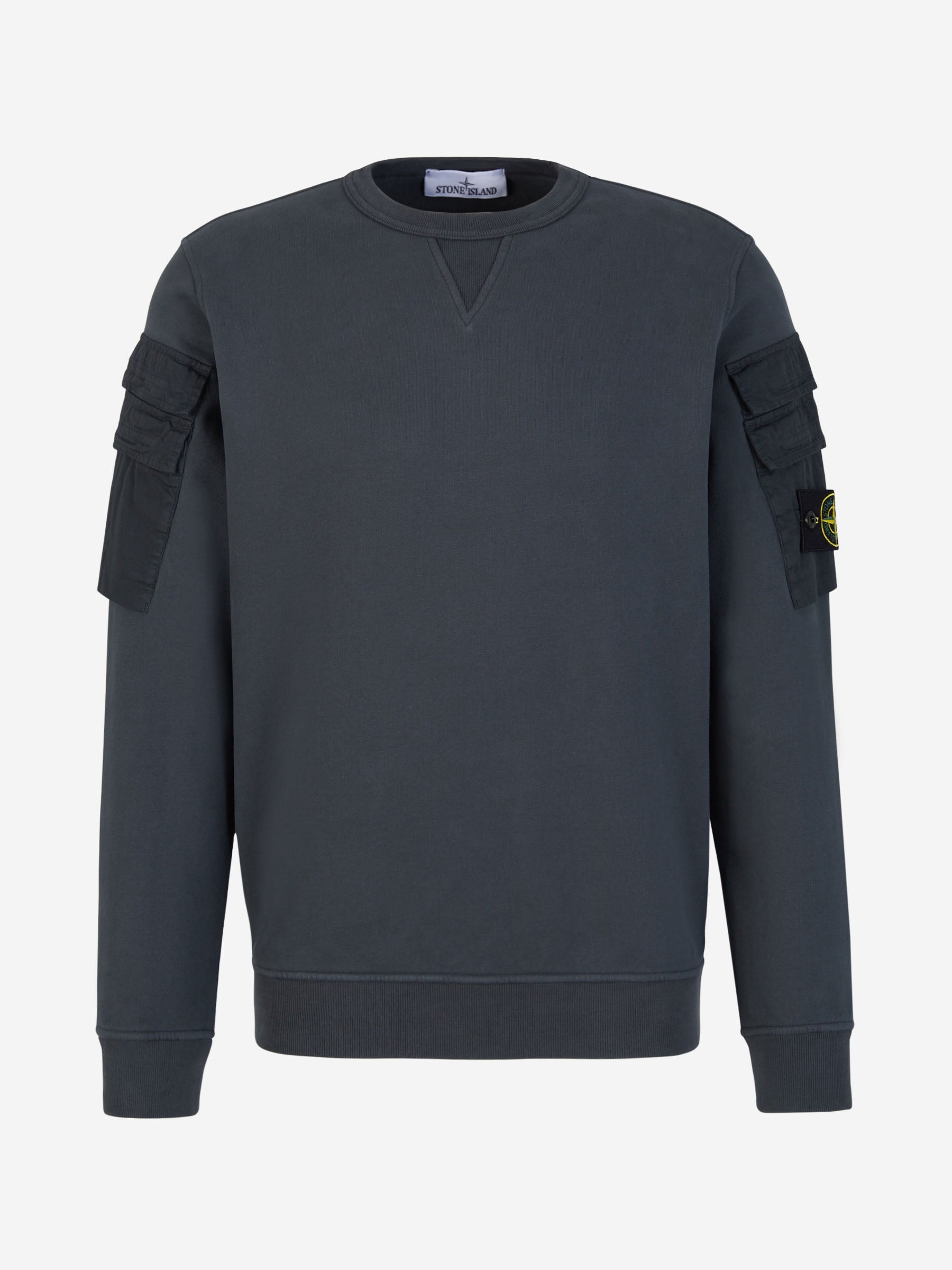 Оригінальна Cotton Patch Sweatshirt Stone island – боковий вид - STONE ISLAND