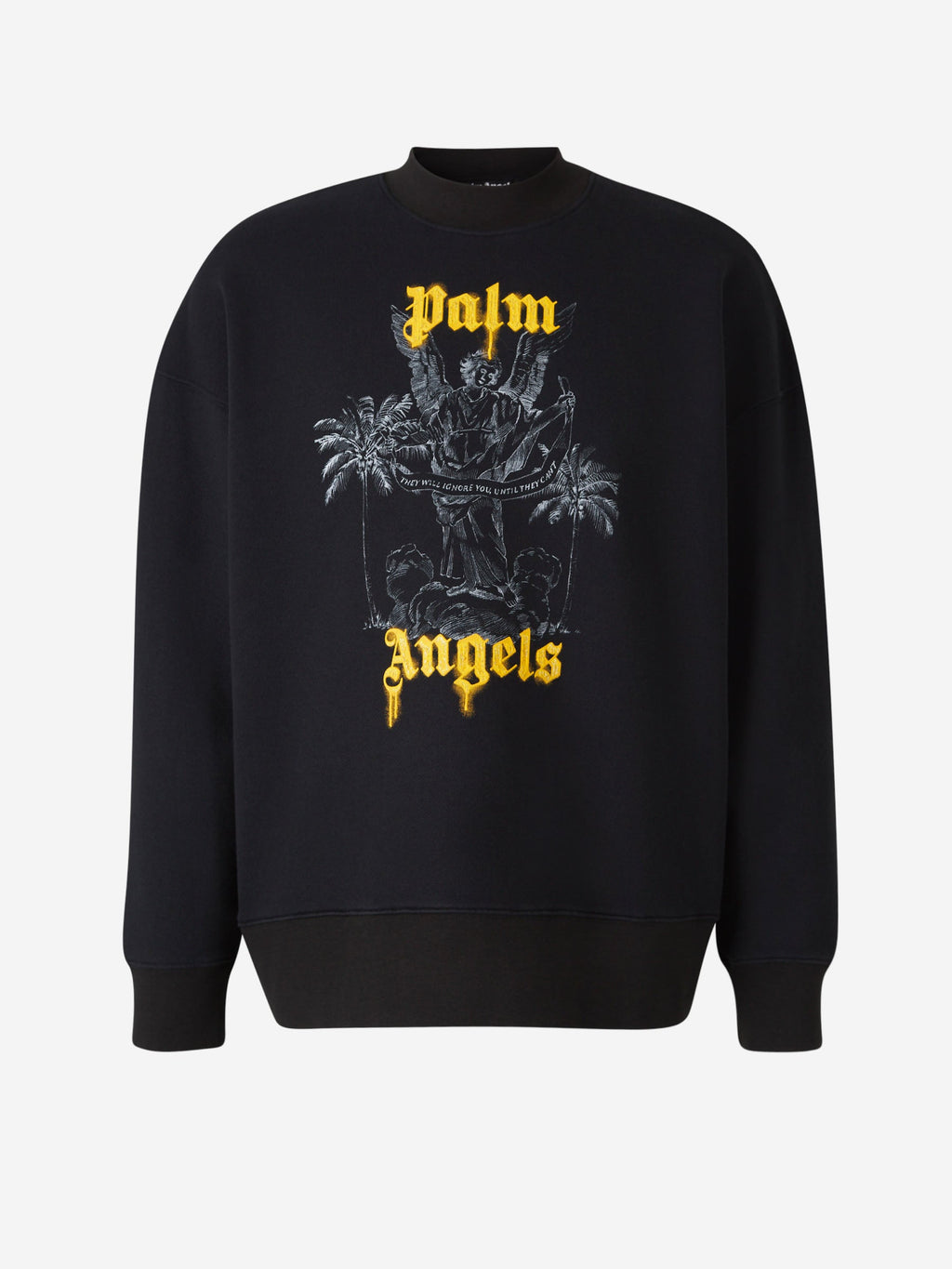 Pencil Logo Motif Sweatshirt Palm angels – Гарантія оригінальності – боковий вид