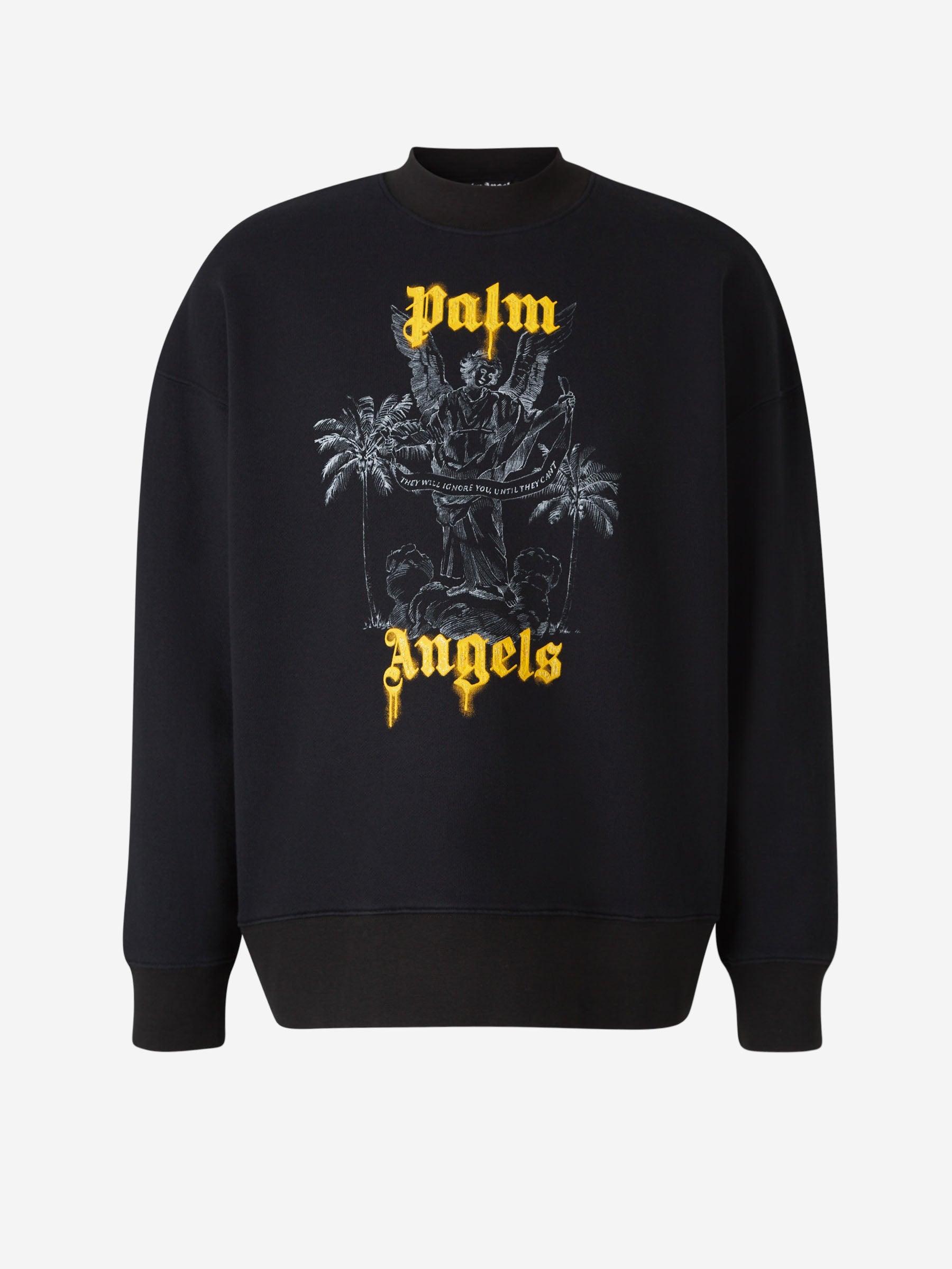 Pencil Logo Motif Sweatshirt Palm angels – Гарантія оригінальності – боковий вид