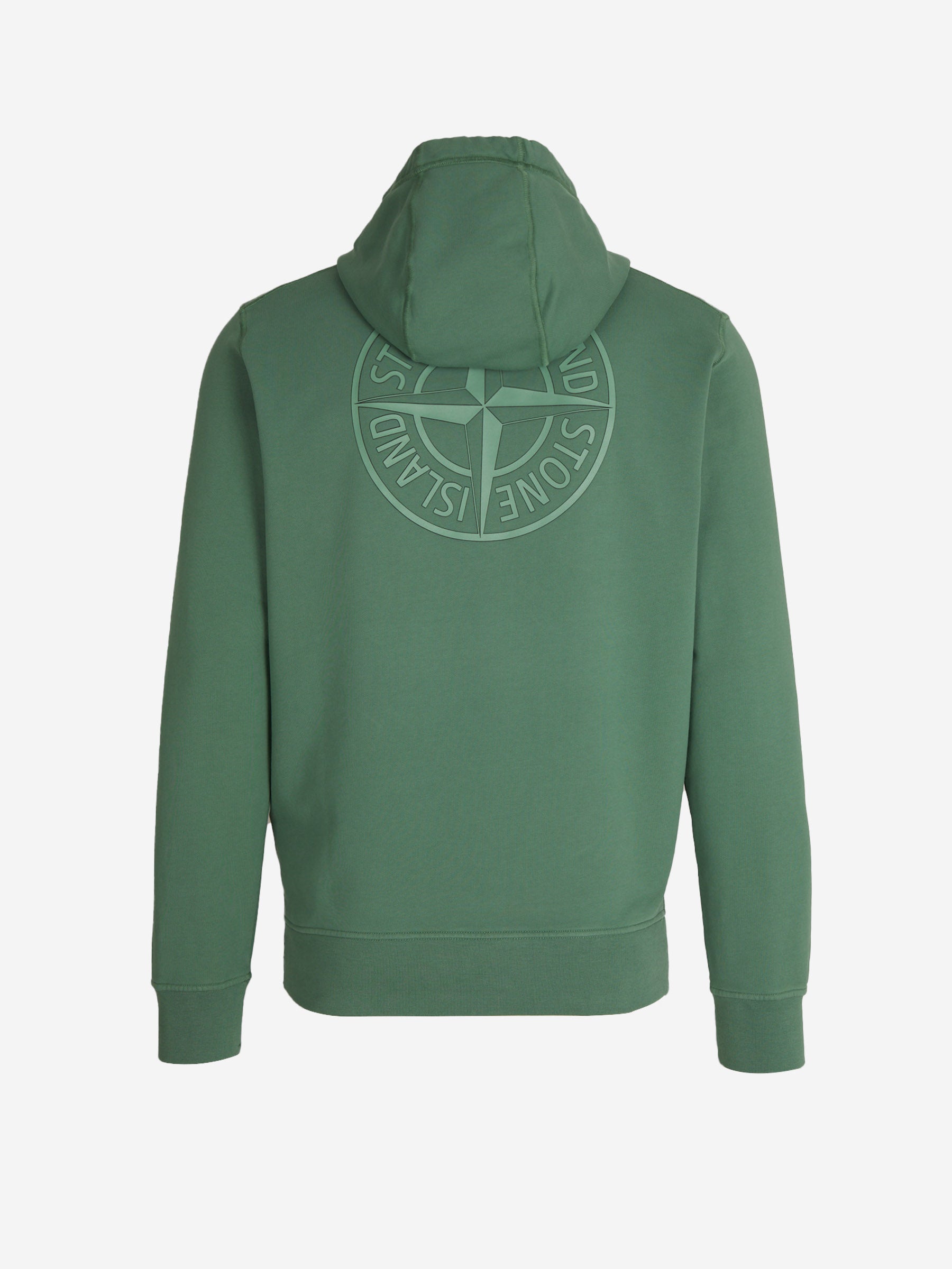 Cotton Logo Sweatshirt Stone island – Гарантія оригінальності – вид ззаду
