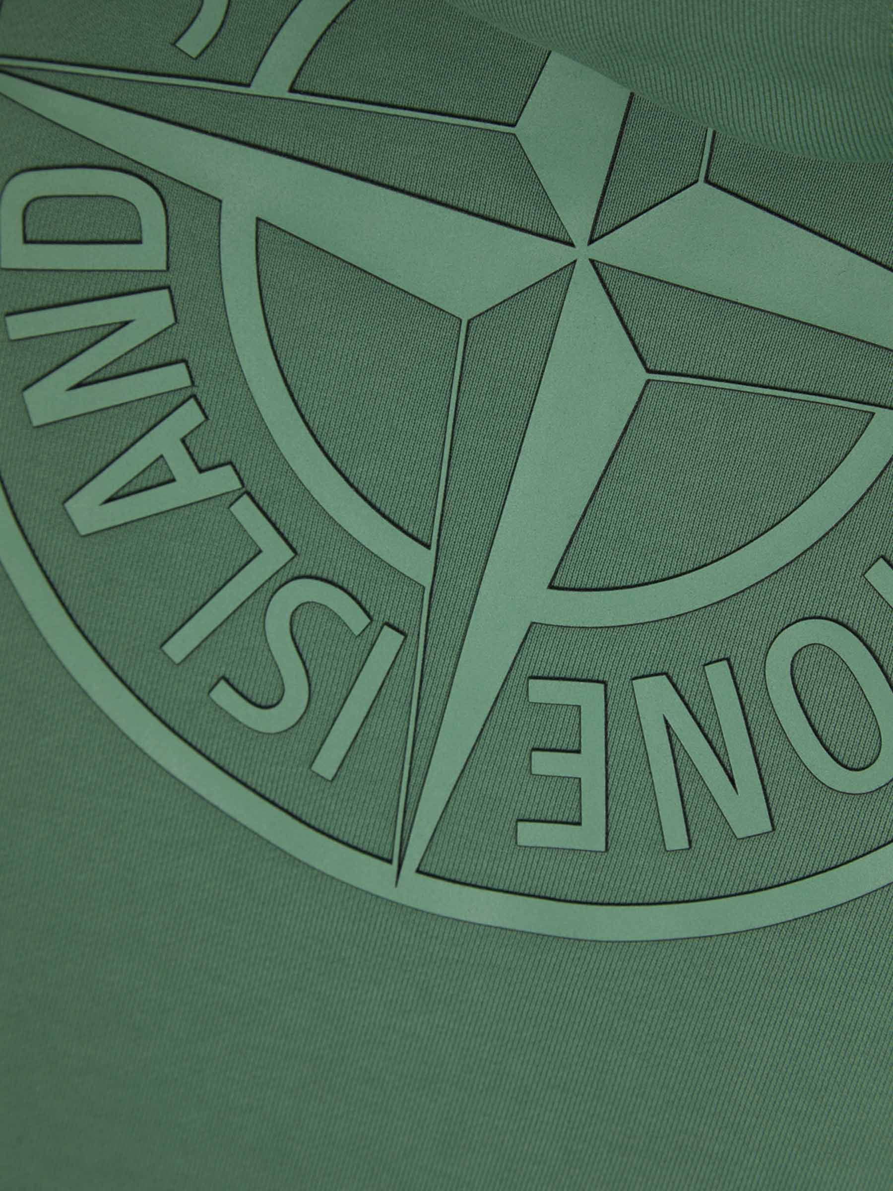 Cotton Logo Sweatshirt Stone island – Гарантія оригінальності – збільшений вид