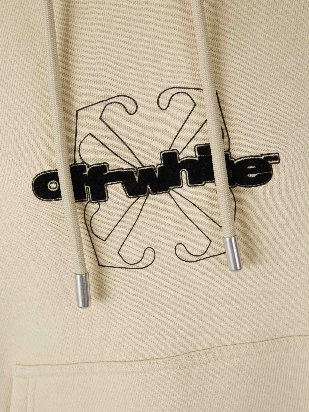 Cotton Logo Sweatshirt Off-white оригінал – Купити в Україні – збільшений вид