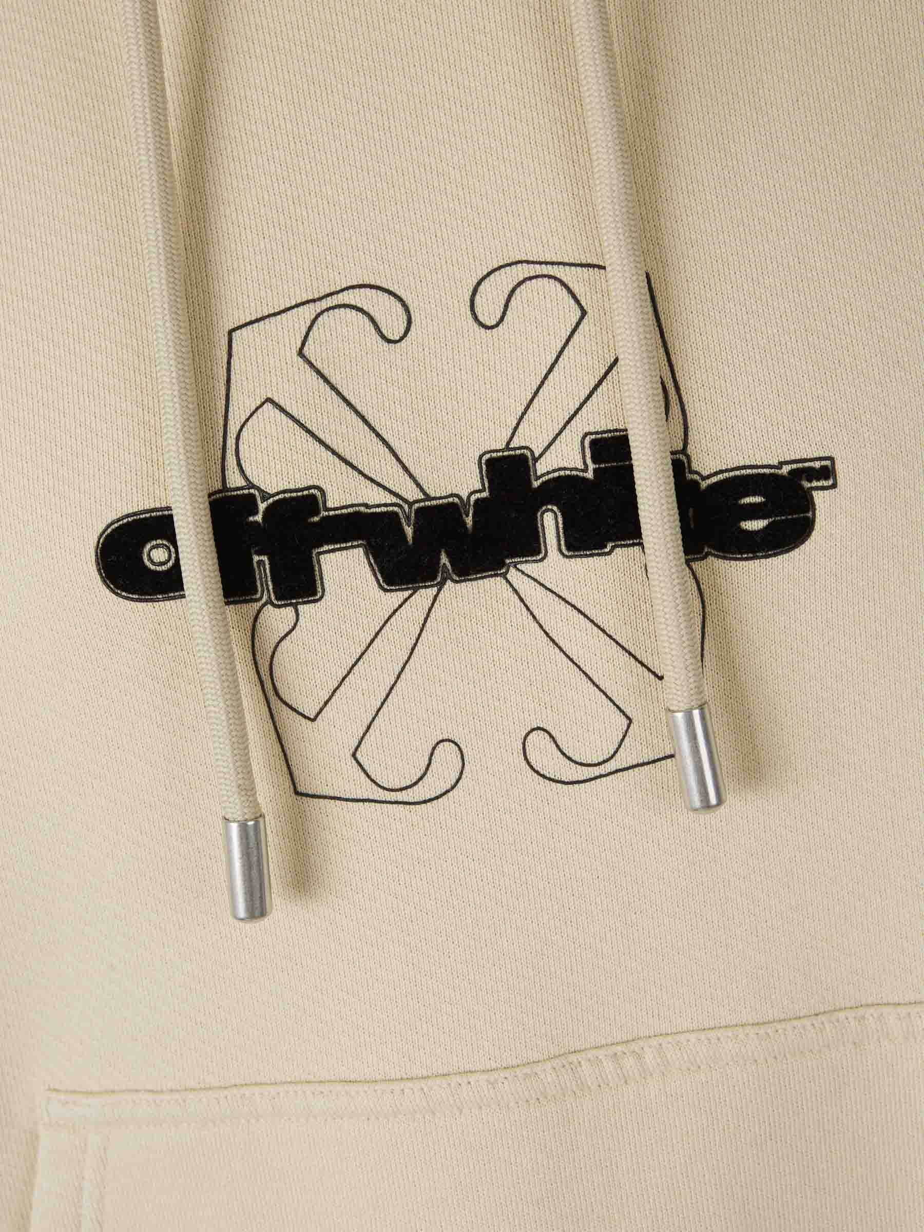 Cotton Logo Sweatshirt Off-white оригінал – Купити в Україні – збільшений вид