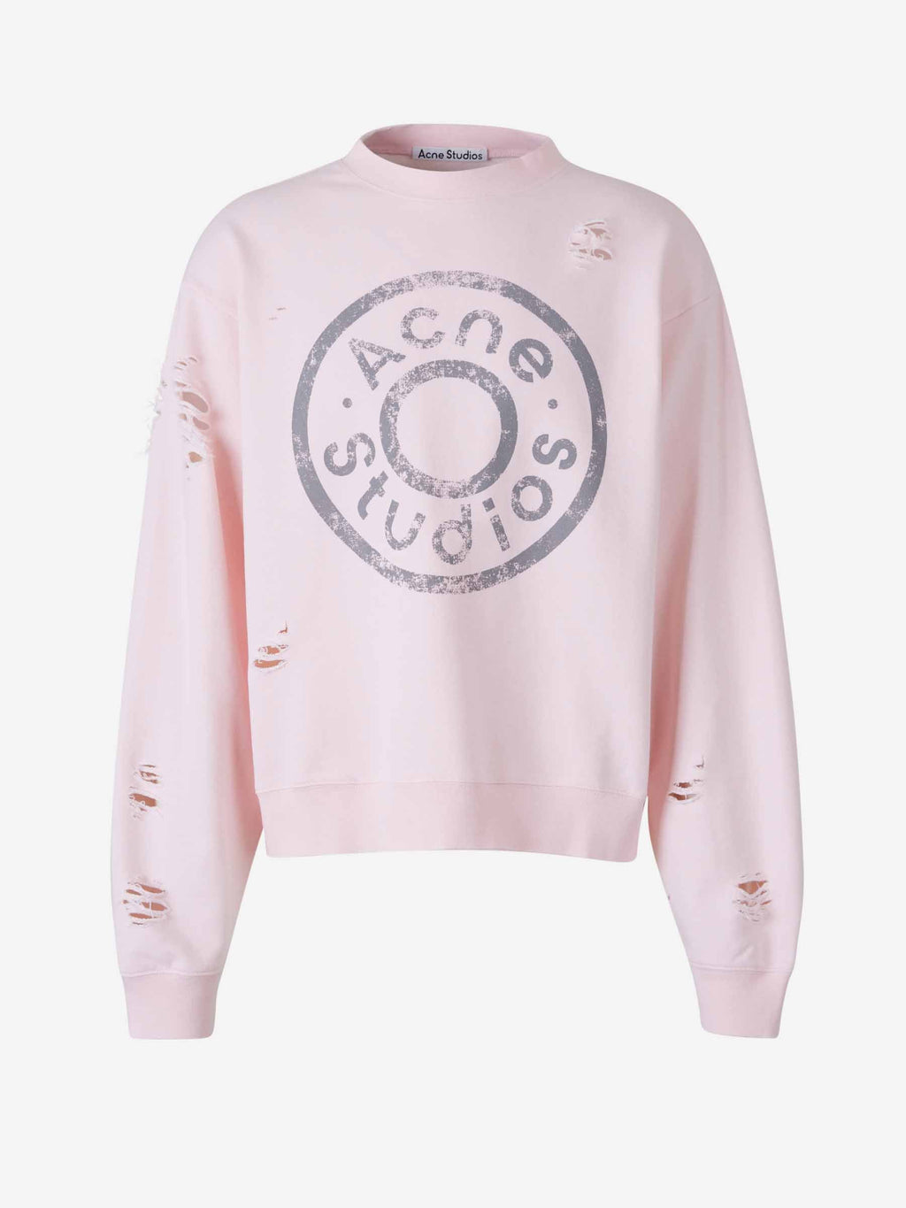Unstitched Logo Sweatshirt Acne studios – Гарантія оригінальності – боковий вид