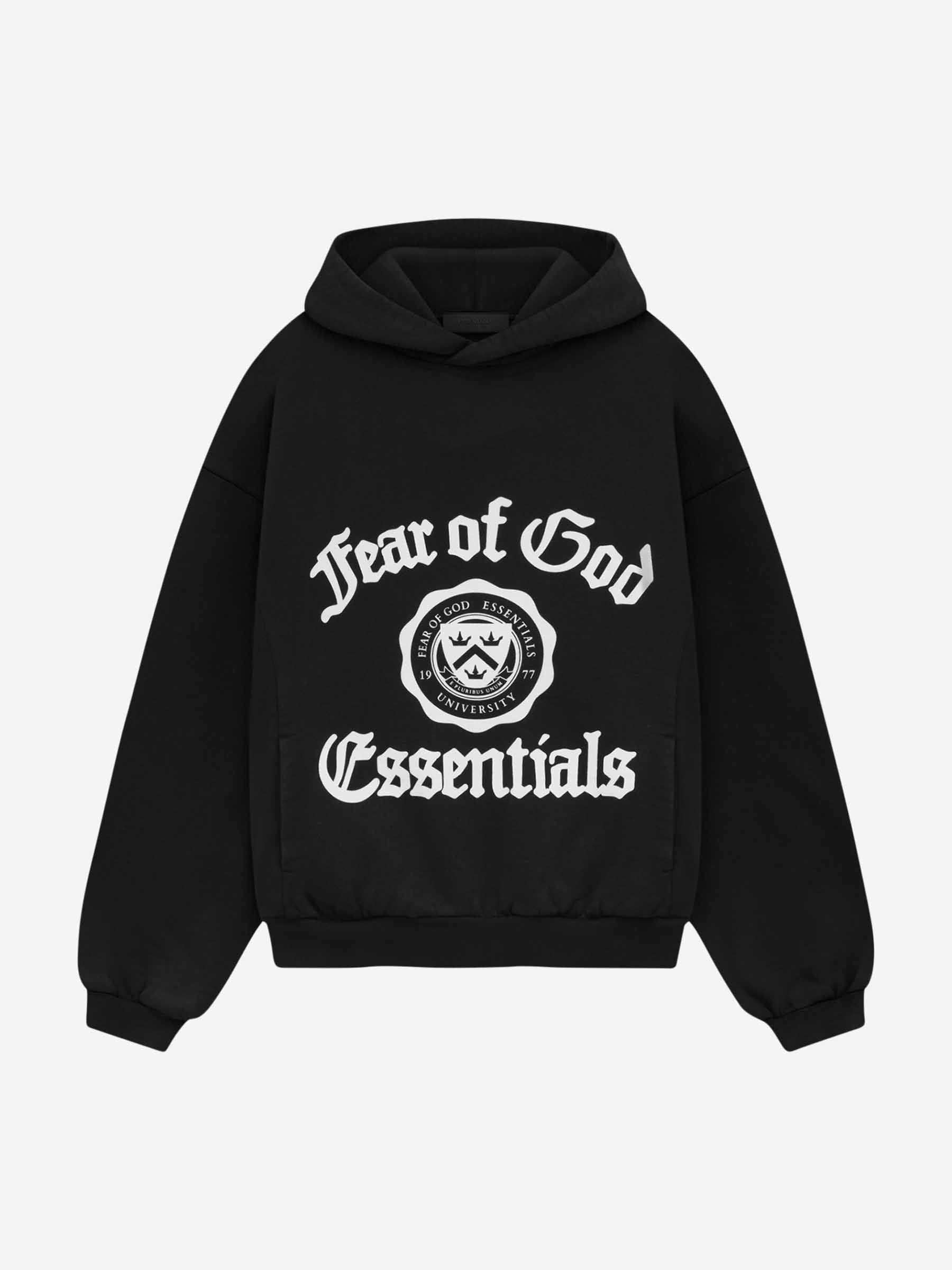 Cotton Hooded Sweatshirt Fear of god оригінал – Купити в Україні – боковий вид - FEAR OF GOD
