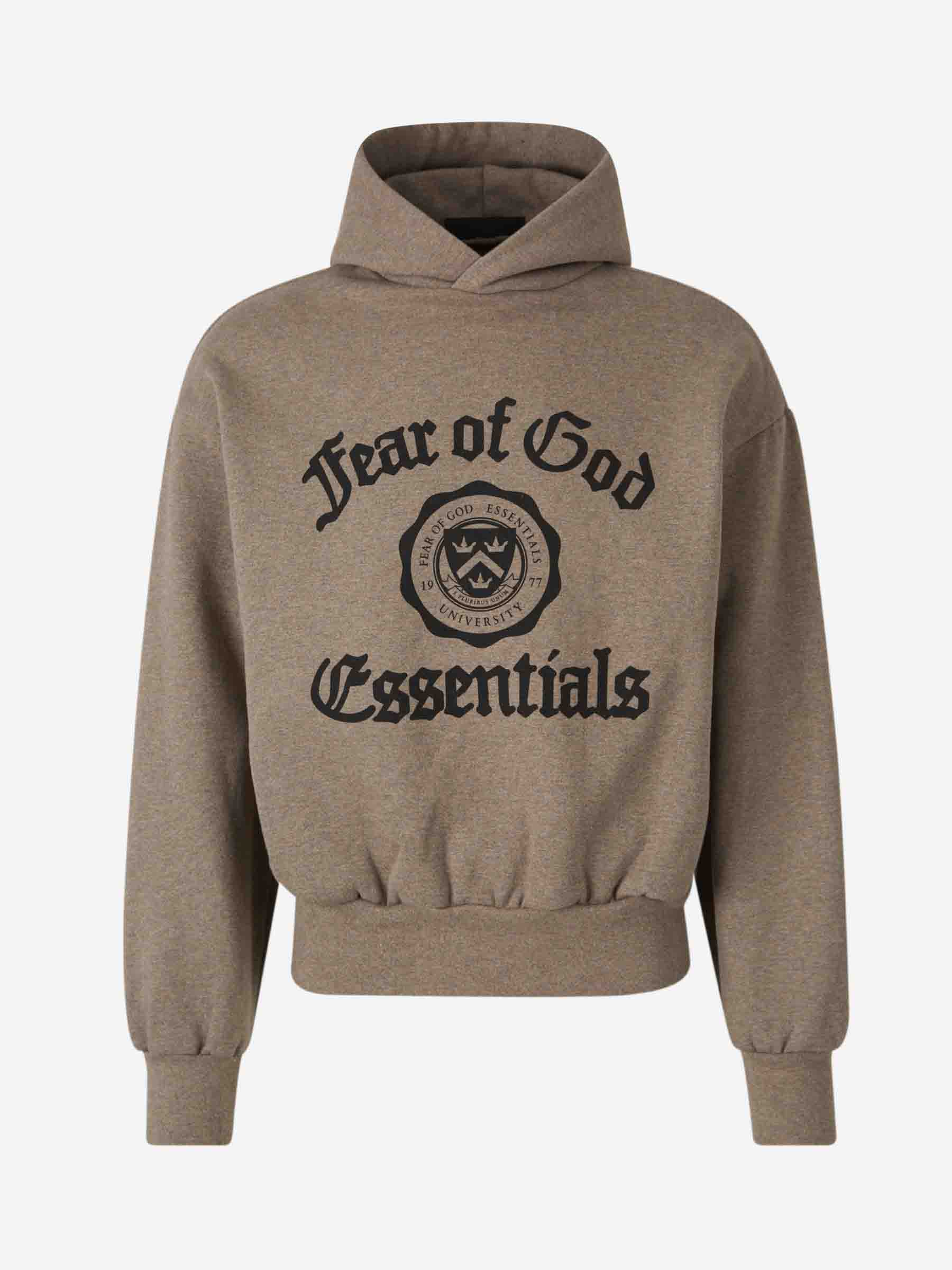 Cotton Hooded Sweatshirt Fear of god оригінал – Купити в Україні – боковий вид - FEAR OF GOD