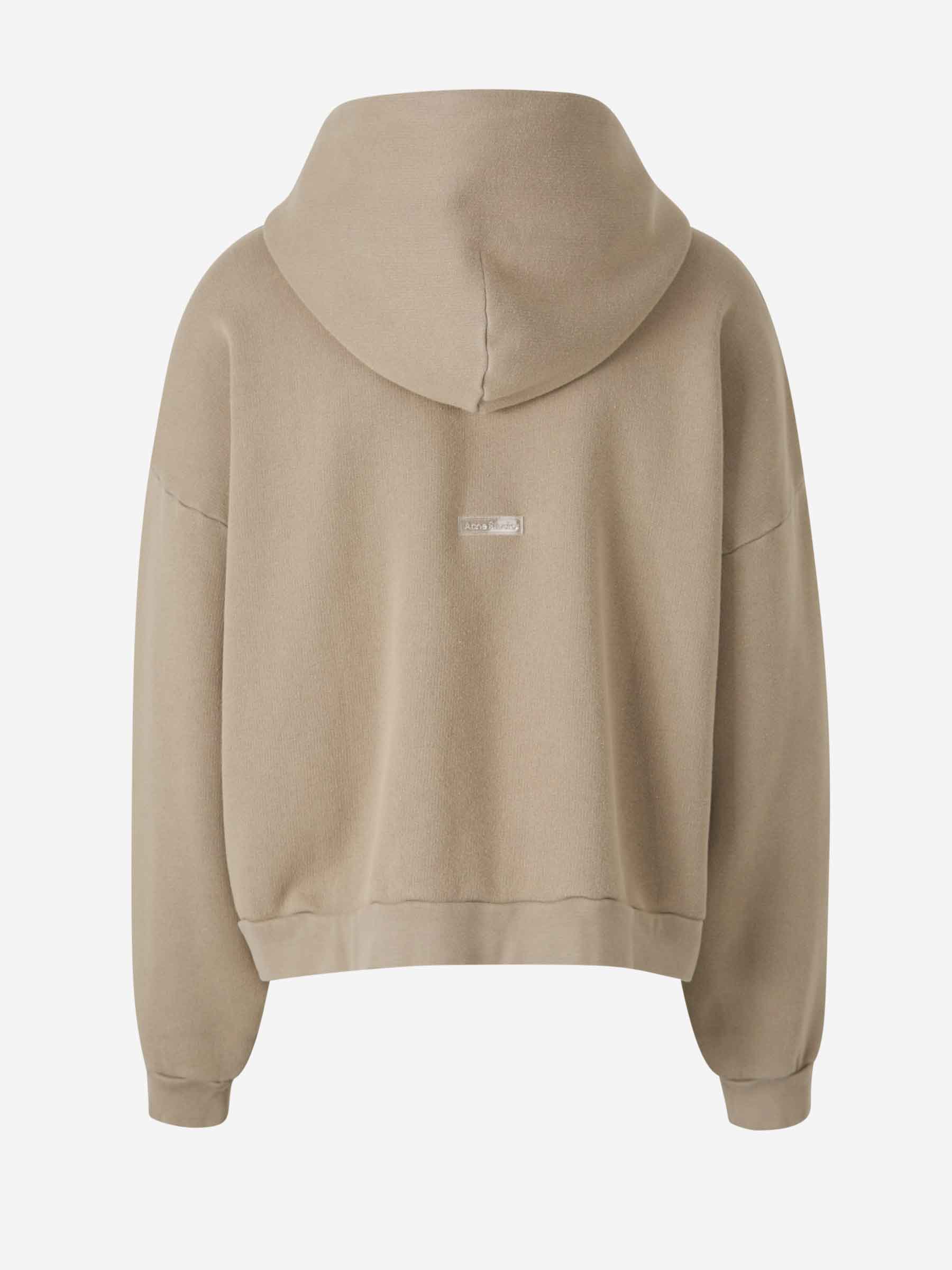 Cotton Hooded Sweatshirt Acne studios – Гарантія оригінальності – вид ззаду