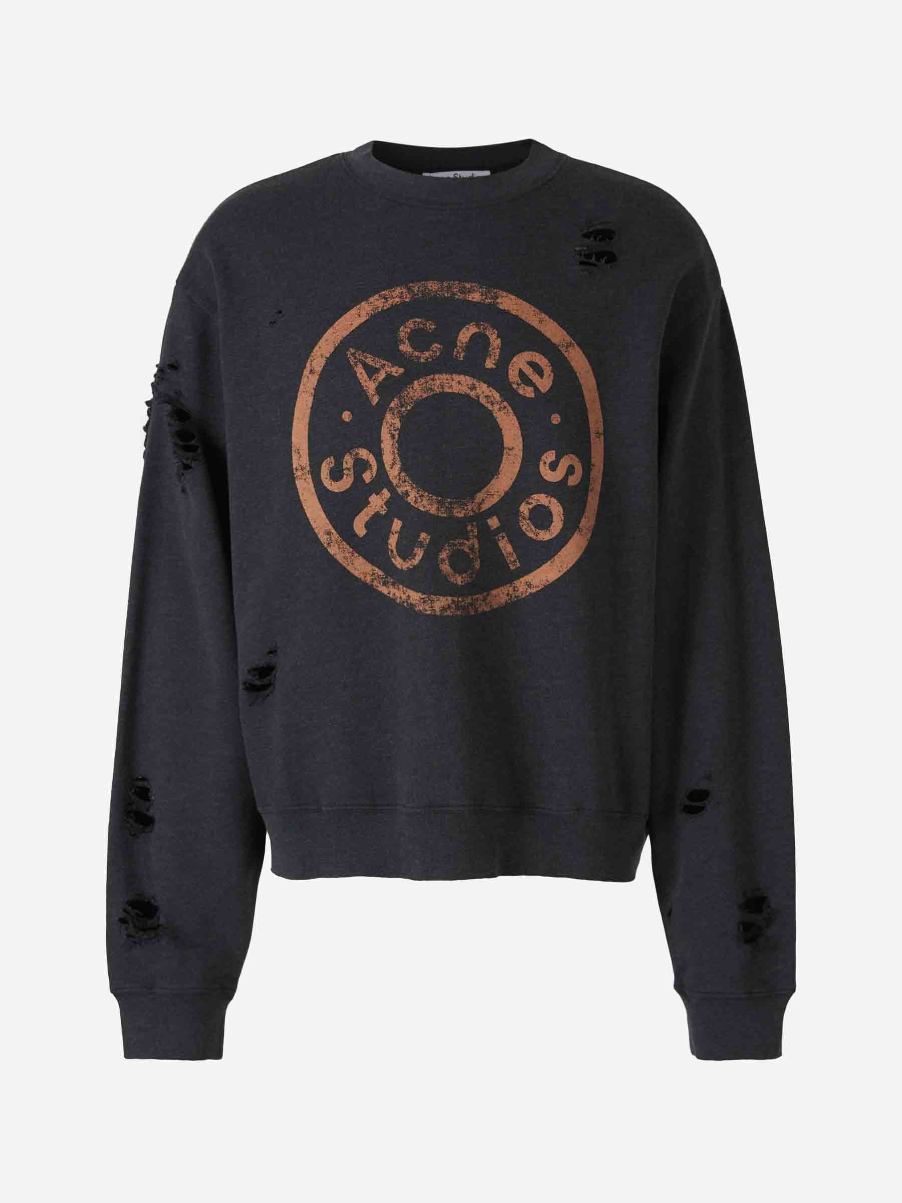 Оригінальна Crew Neck Sweatshirt Acne studios – боковий вид