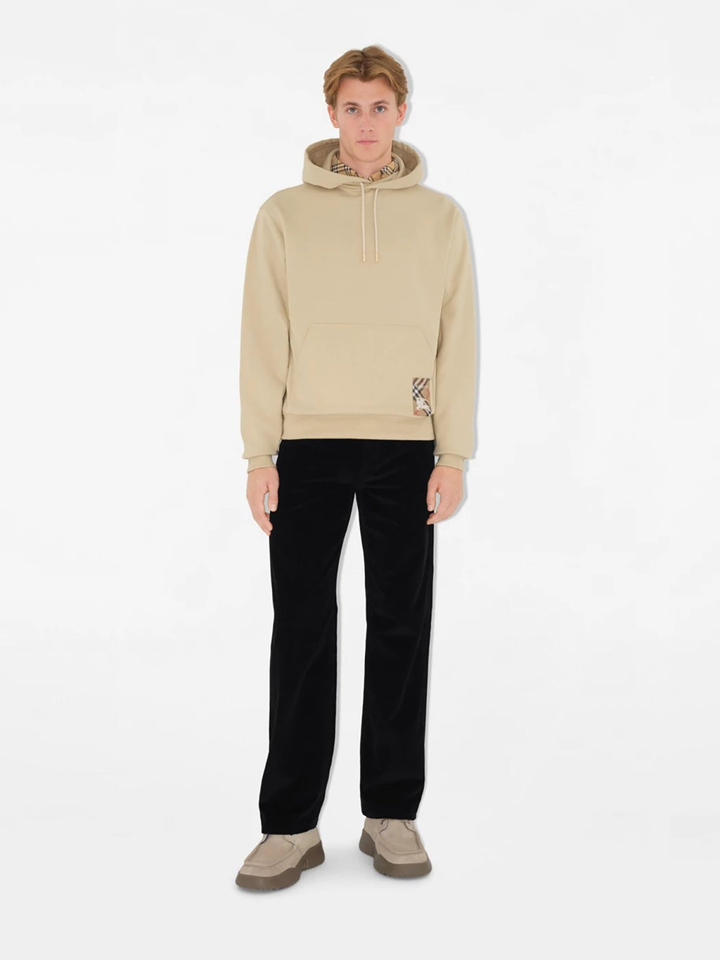 Оригінальна Hoodie Label Burberry – вид ззаду
