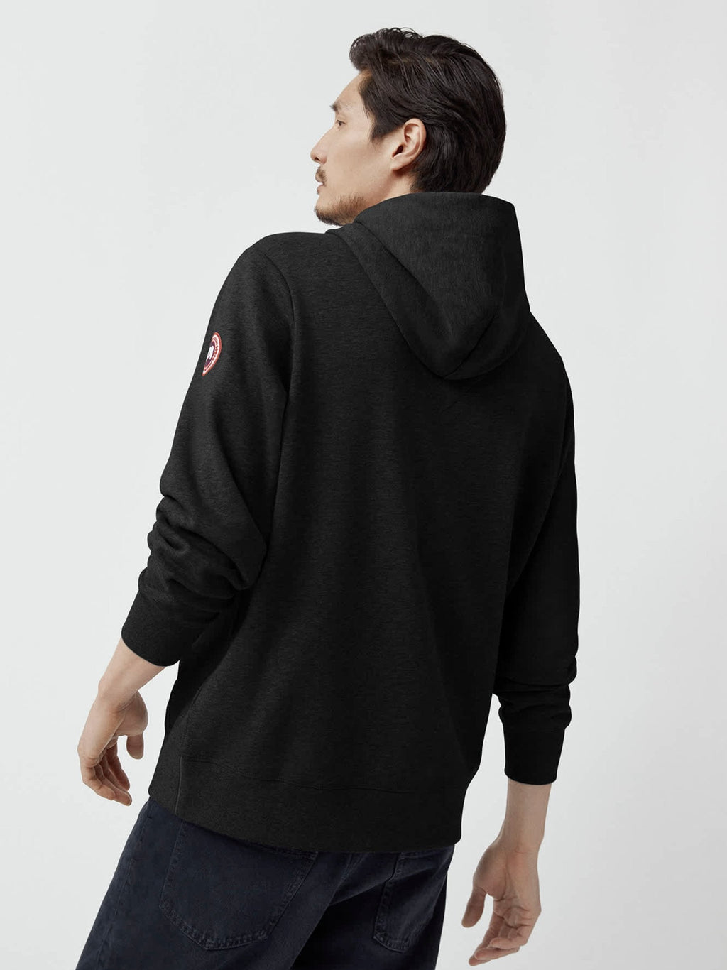 Cotton Hooded Sweatshirt Canada goose оригінал – Купити в Україні – вид ззаду