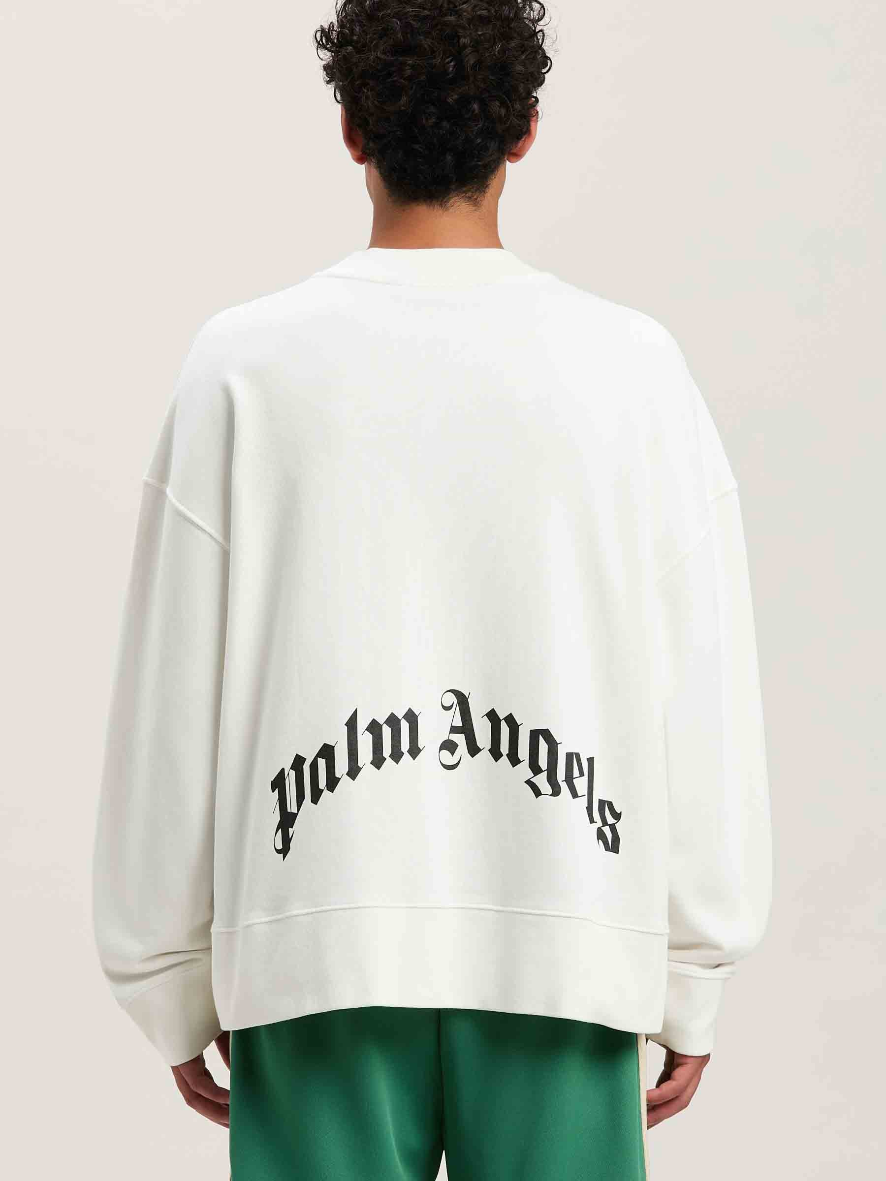 Crew Neck Sweatshirt Palm angels – Гарантія оригінальності – детальний вид
