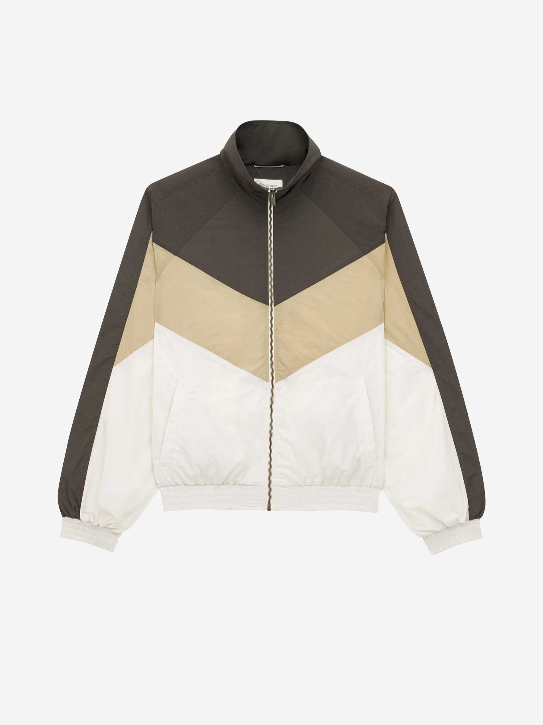 Оригінальна Tricolor Technical Jacket Saint laurent – боковий вид