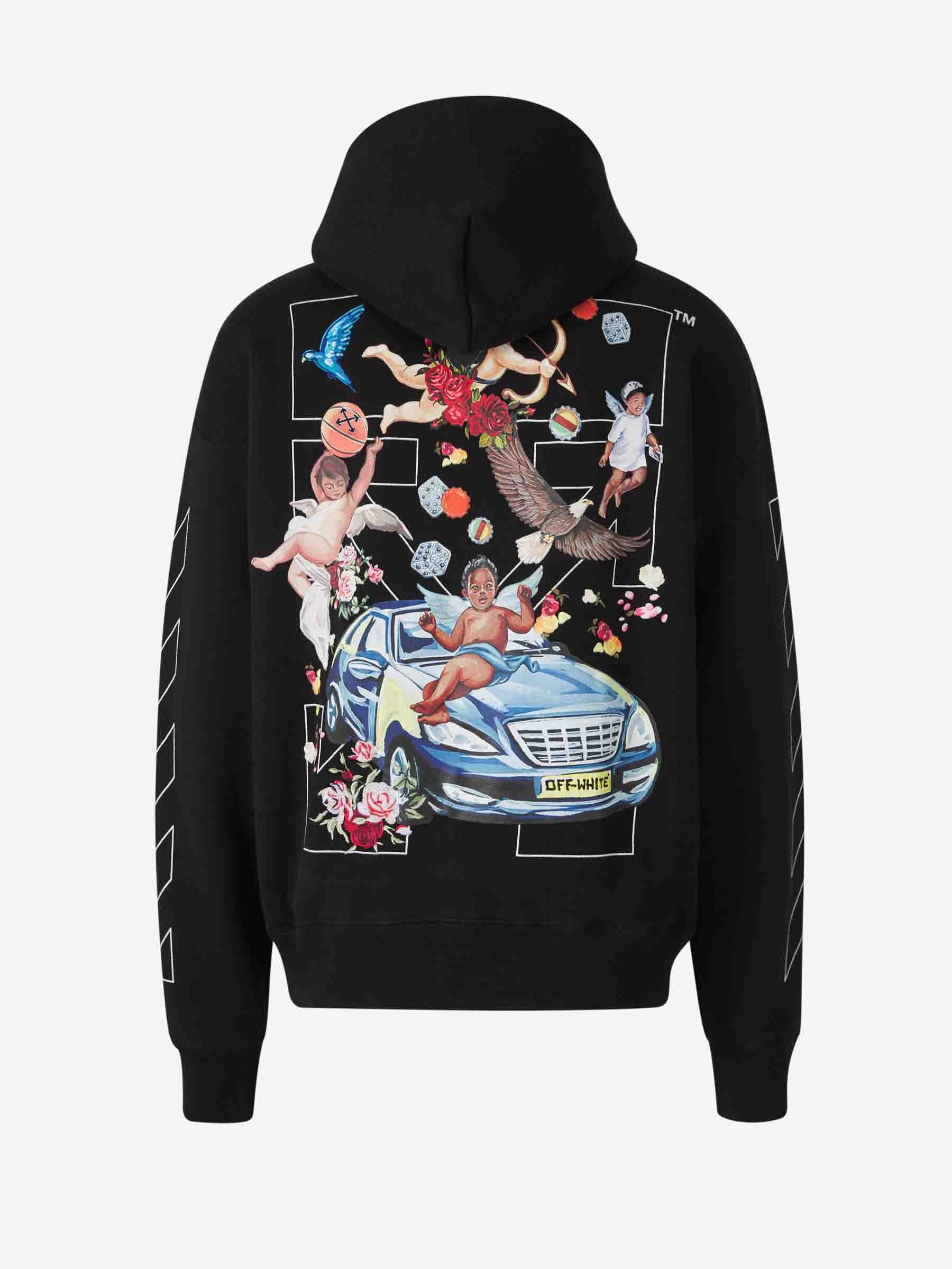 Cool Arrow Sweatshirt Off-white оригінал – Купити в Україні – вид ззаду