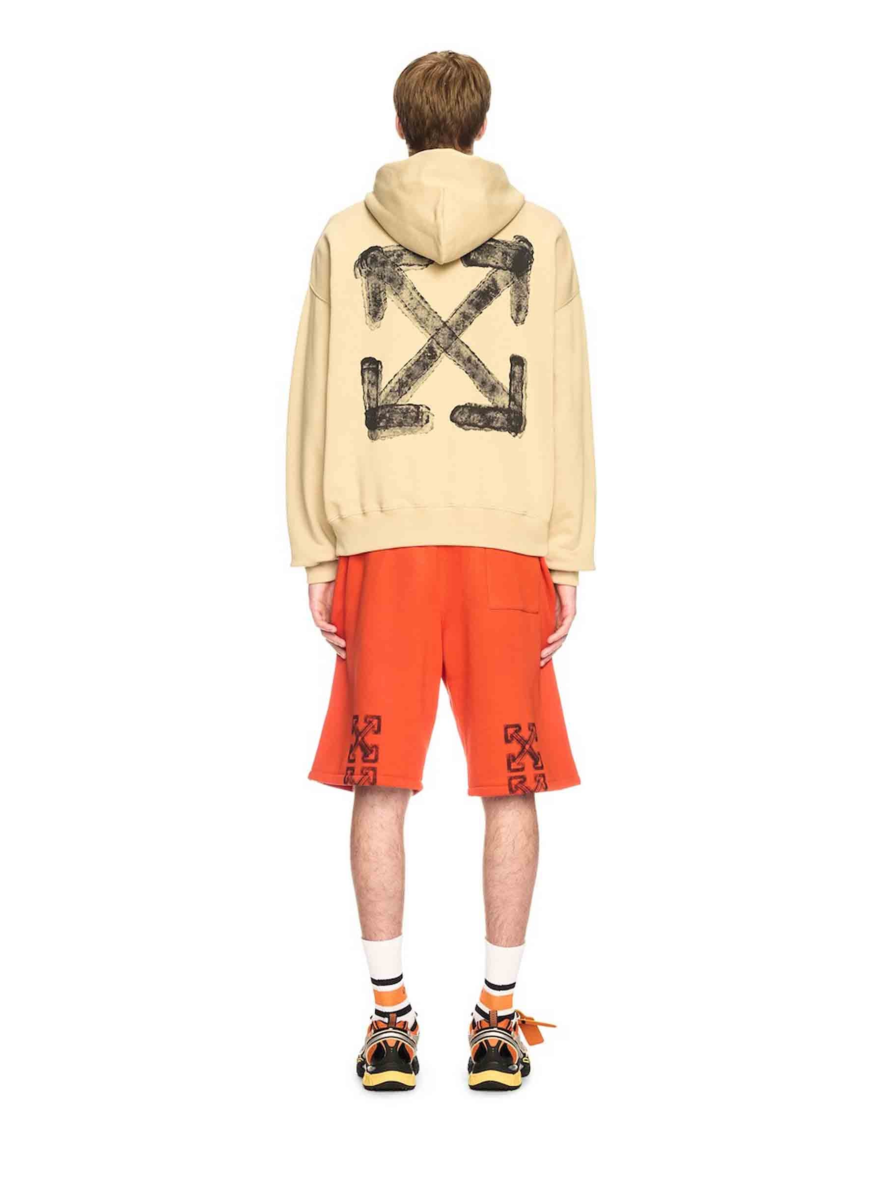 Оригінальна Cotton Hooded Sweatshirt Off-white – детальний вид