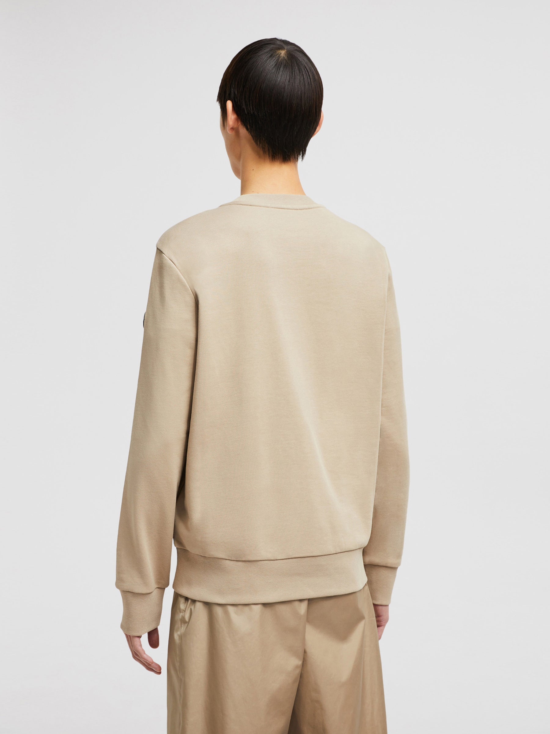 Crew Neck Sweatshirt Moncler – Гарантія оригінальності – детальний вид