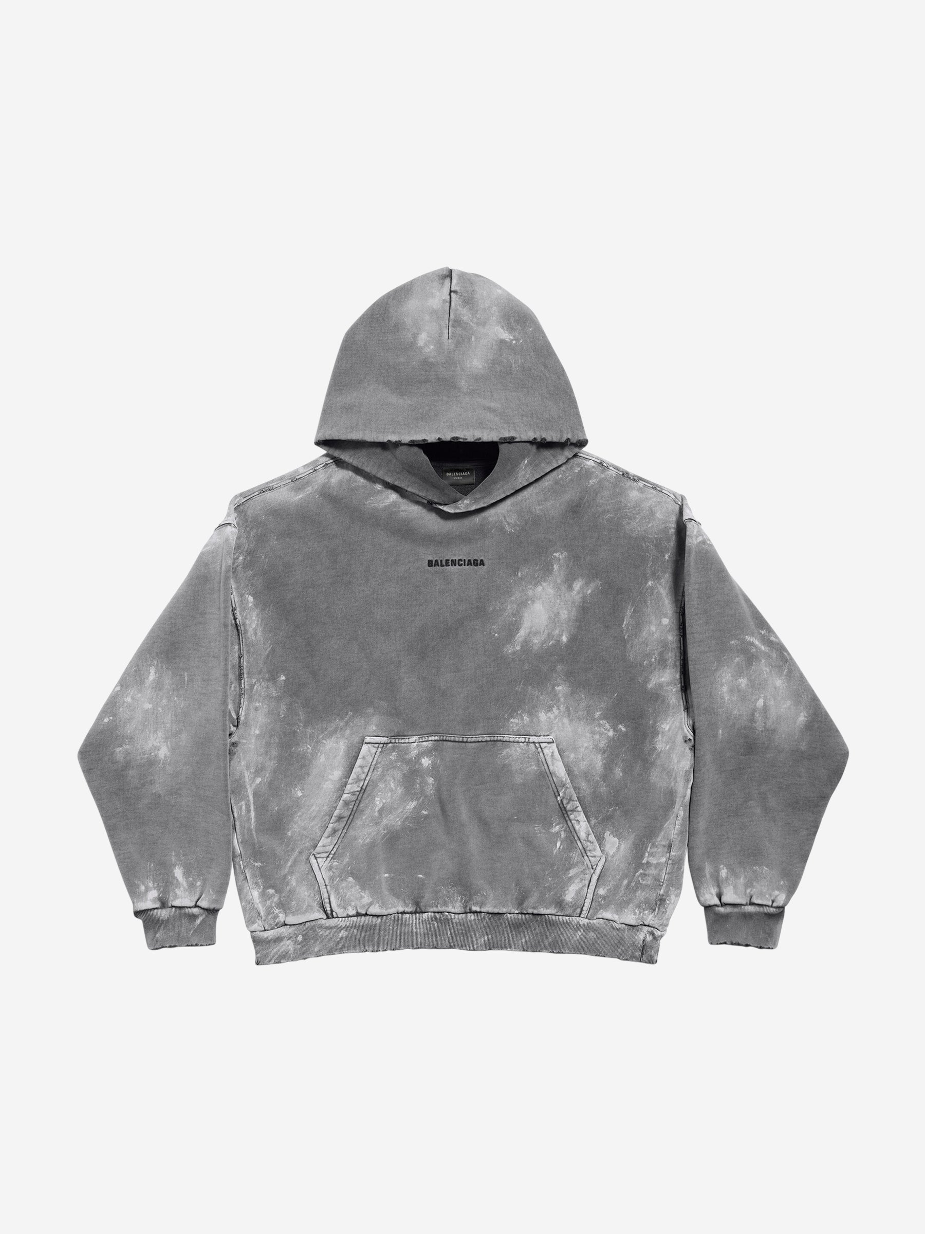 Back Medium Fit Sweatshirt Balenciaga – Гарантія оригінальності – боковий вид - BALENCIAGA