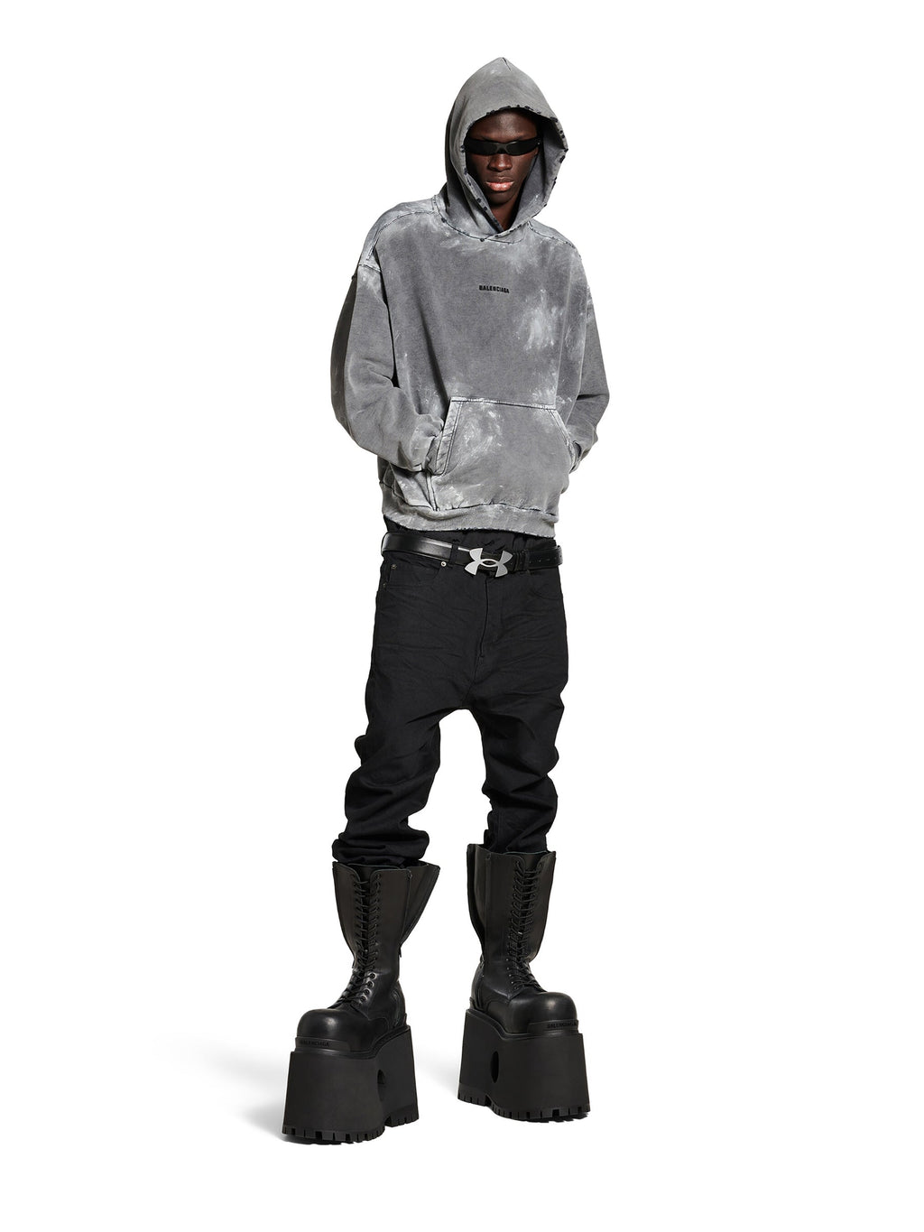 Back Medium Fit Sweatshirt Balenciaga – Гарантія оригінальності – вид ззаду