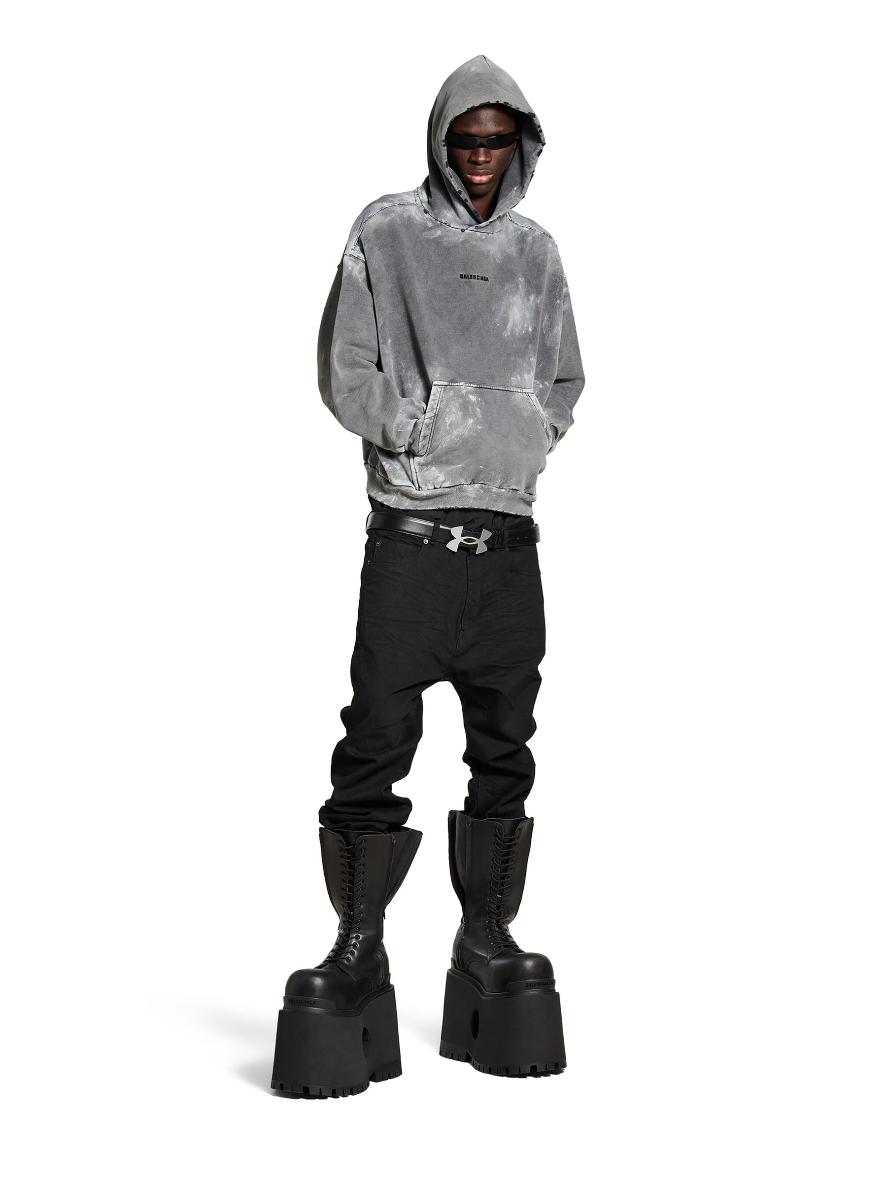 Back Medium Fit Sweatshirt Balenciaga – Гарантія оригінальності – вид ззаду - BALENCIAGA