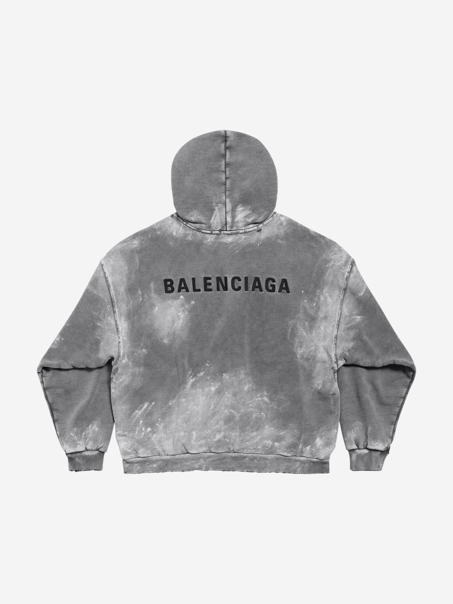 Back Medium Fit Sweatshirt Balenciaga – Гарантія оригінальності – збільшений вид - BALENCIAGA