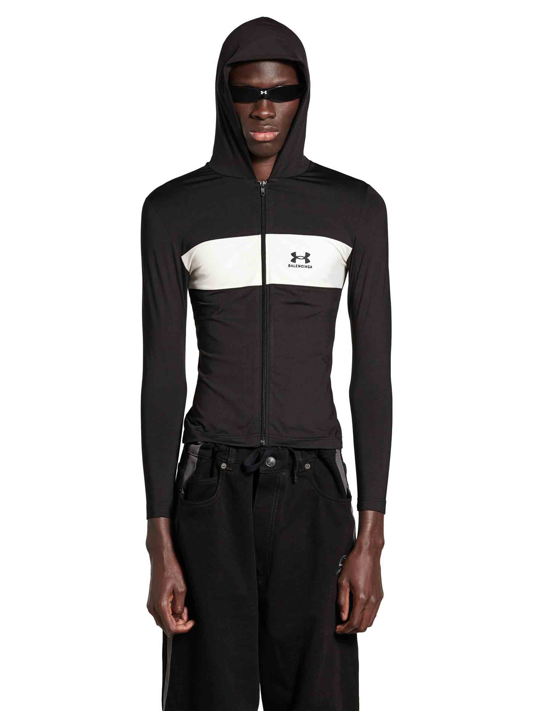 Hooded Sweatshirt With Zipper Balenciaga оригінал – Купити в Україні – вид ззаду - BALENCIAGA
