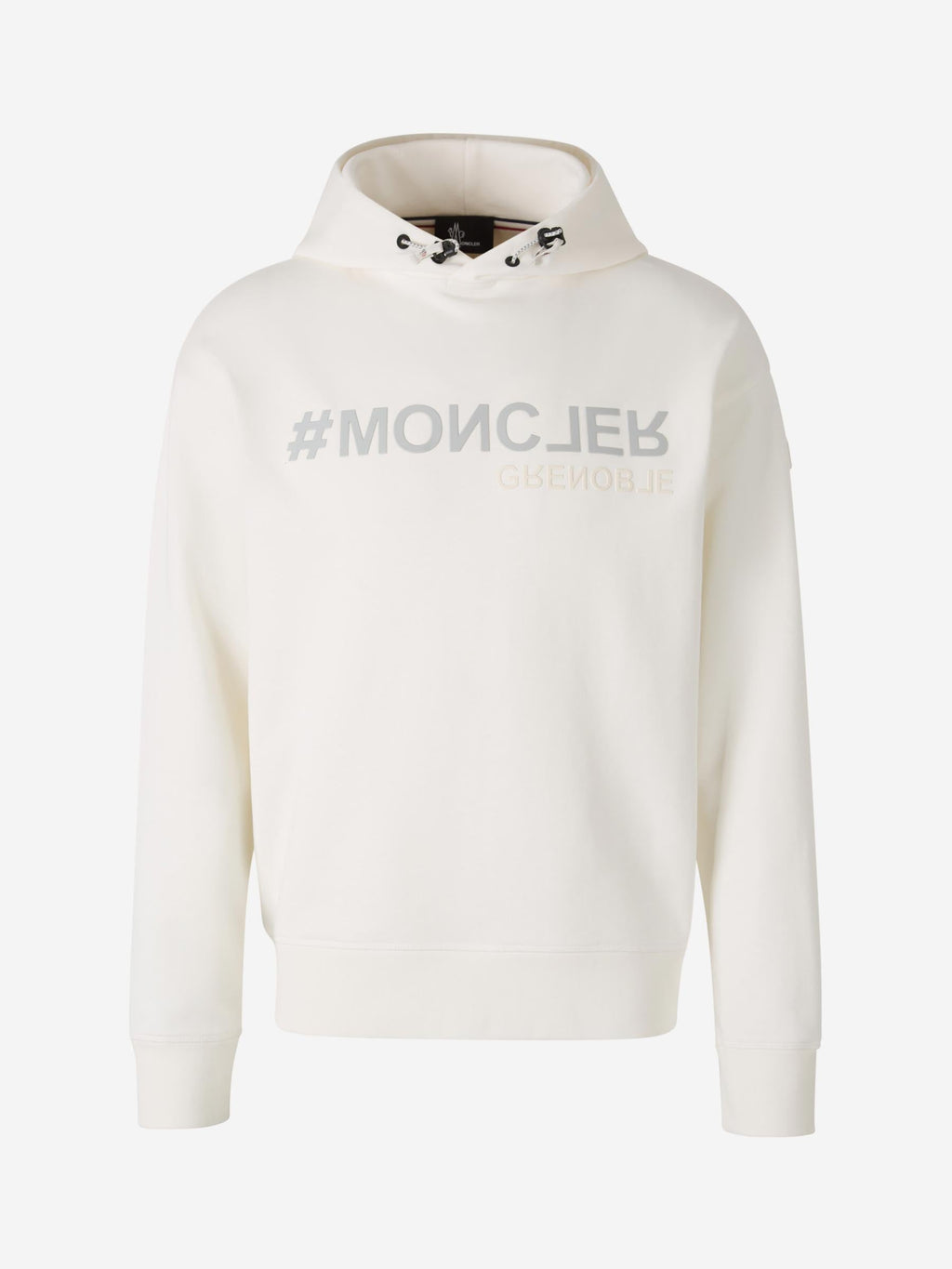 Cotton Sweatshirt Logo Moncler оригінал – Купити в Україні – боковий вид