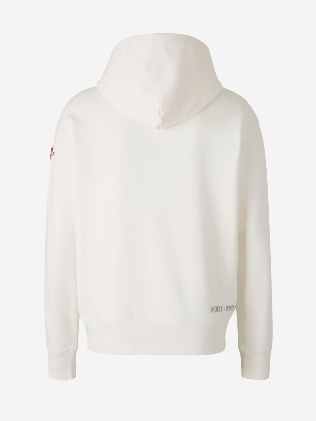 Cotton Sweatshirt Logo Moncler оригінал – Купити в Україні – вид ззаду