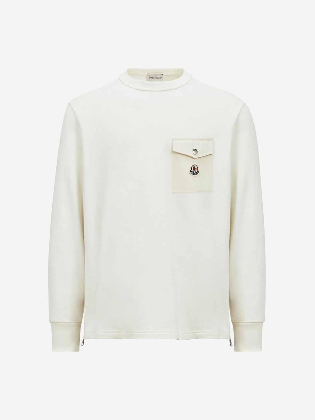Crew Neck Sweatshirt Moncler – Гарантія оригінальності – боковий вид