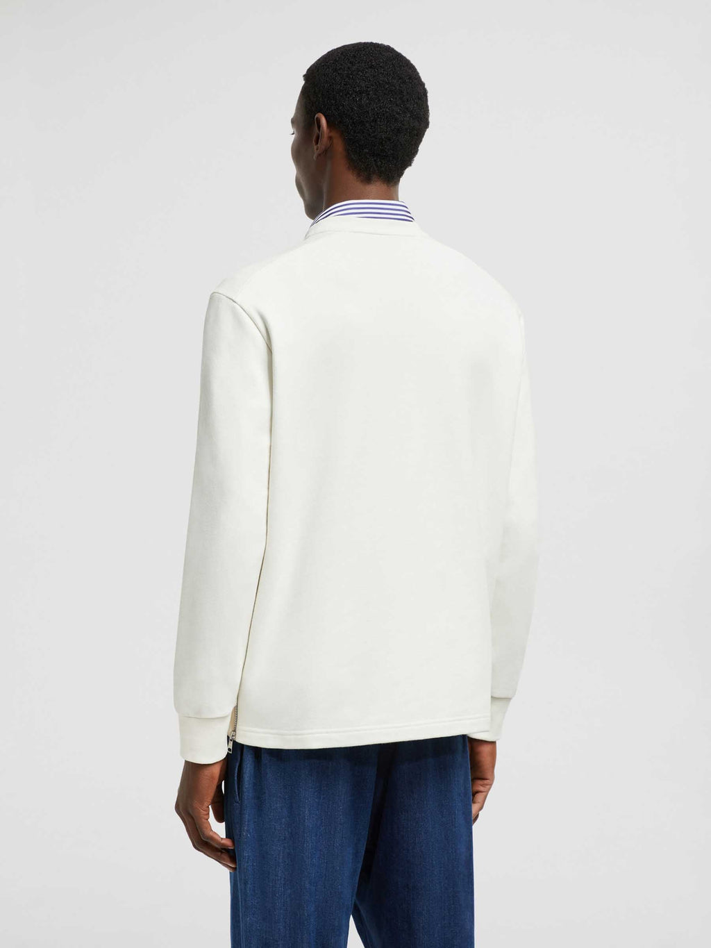 Crew Neck Sweatshirt Moncler – Гарантія оригінальності – детальний вид