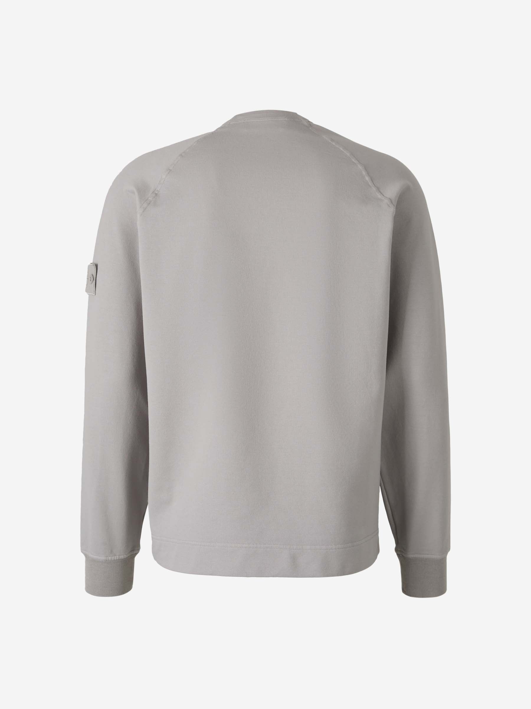 Ghost Cotton Sweatshirt Stone island – Гарантія оригінальності – вид ззаду - STONE ISLAND