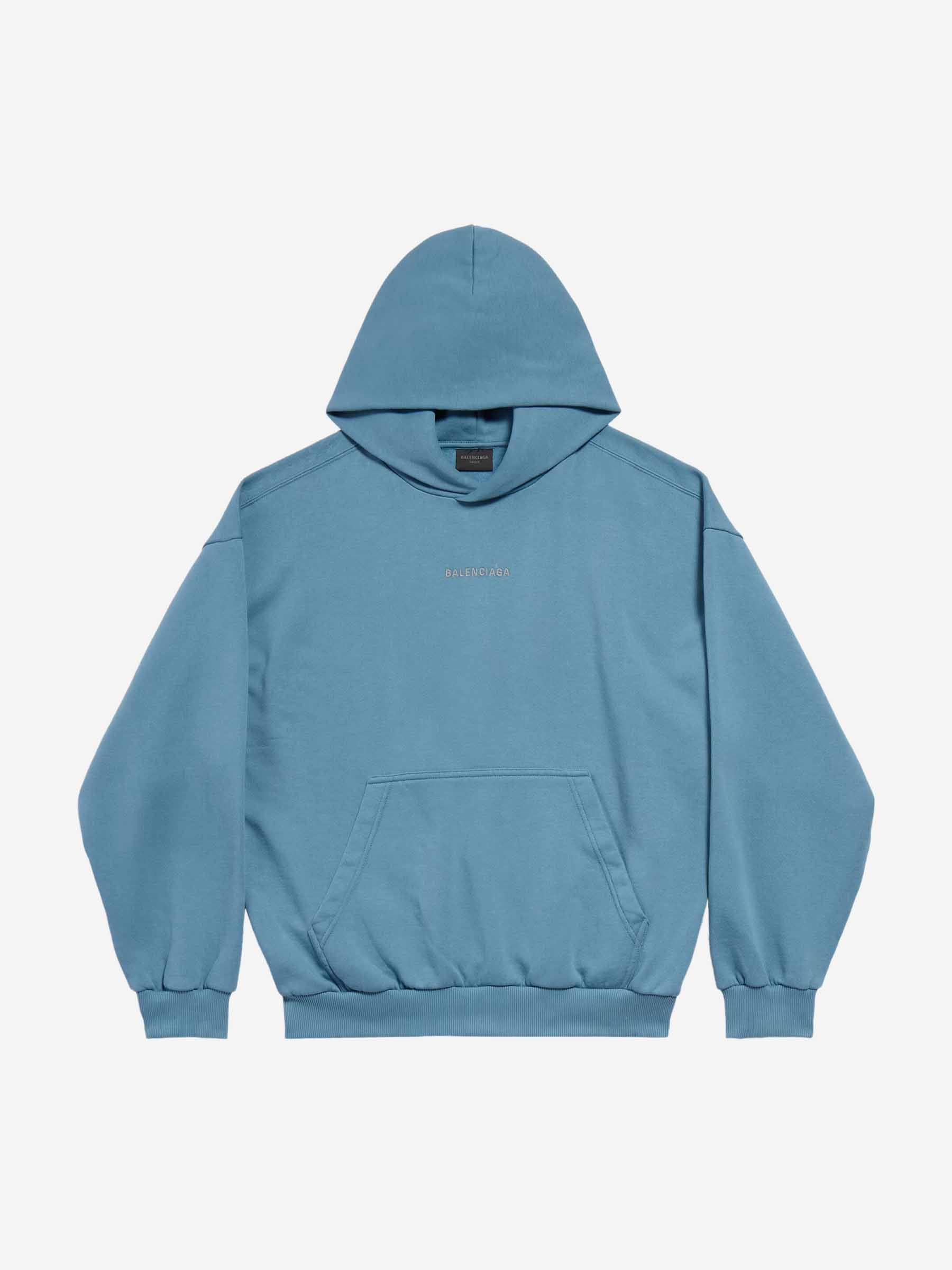 Оригінальна Plush Hooded Sweatshirt Balenciaga – боковий вид - BALENCIAGA