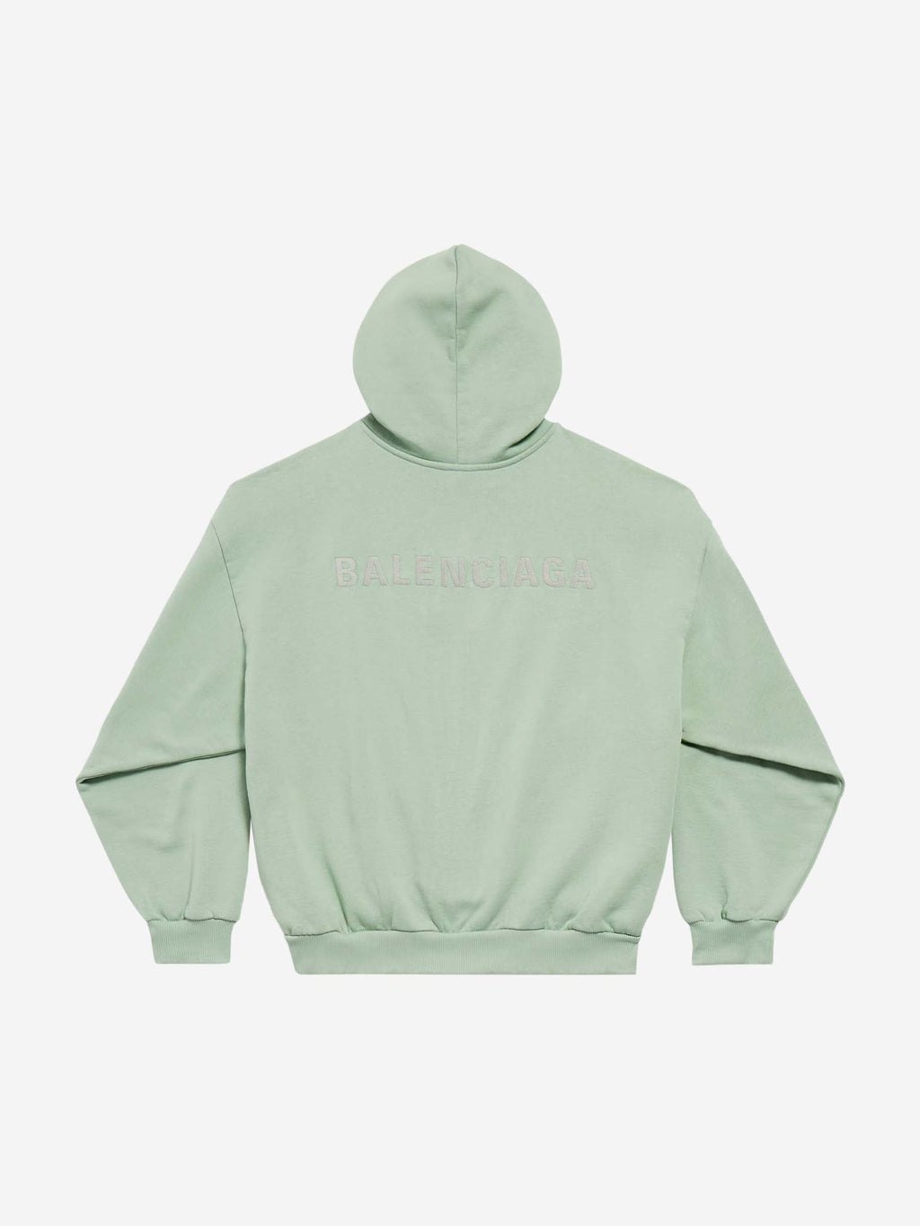 Оригінальна Plush Hooded Sweatshirt Balenciaga – вид ззаду