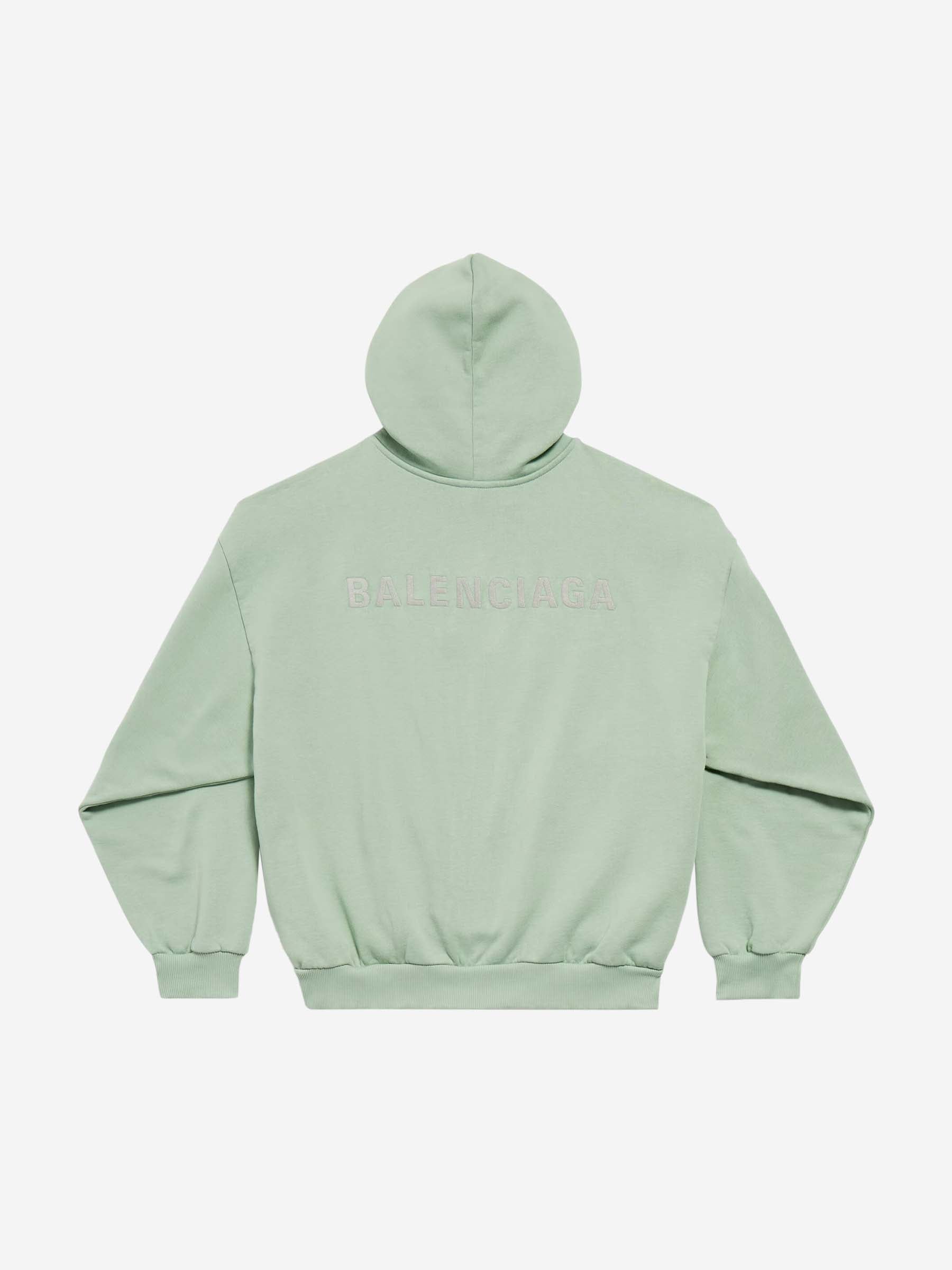 Оригінальна Plush Hooded Sweatshirt Balenciaga – вид ззаду - BALENCIAGA