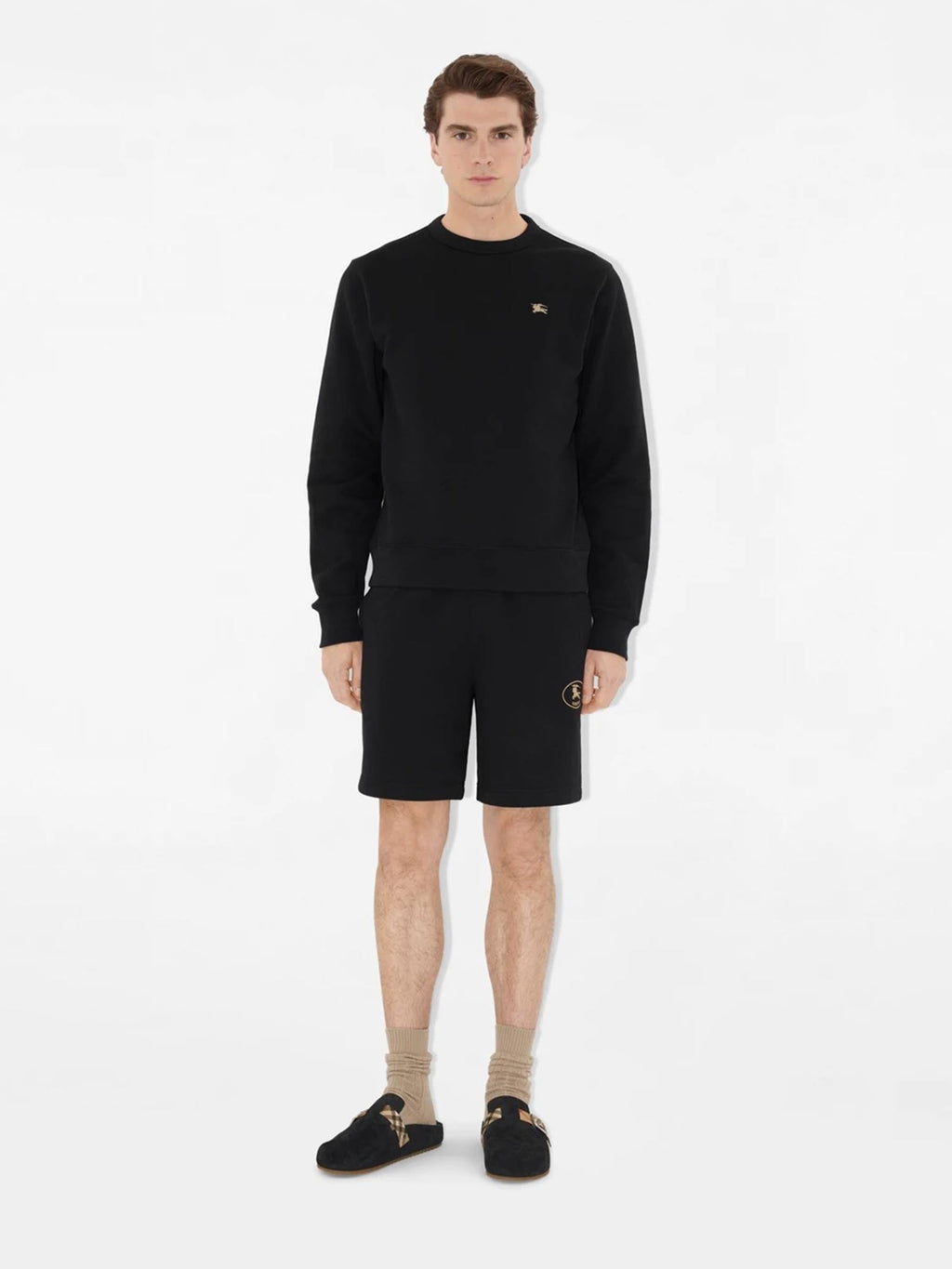 Round Neck Sweatshirt Burberry – Гарантія оригінальності – вид ззаду