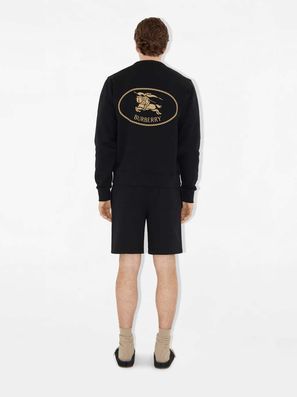 Round Neck Sweatshirt Burberry – Гарантія оригінальності – детальний вид
