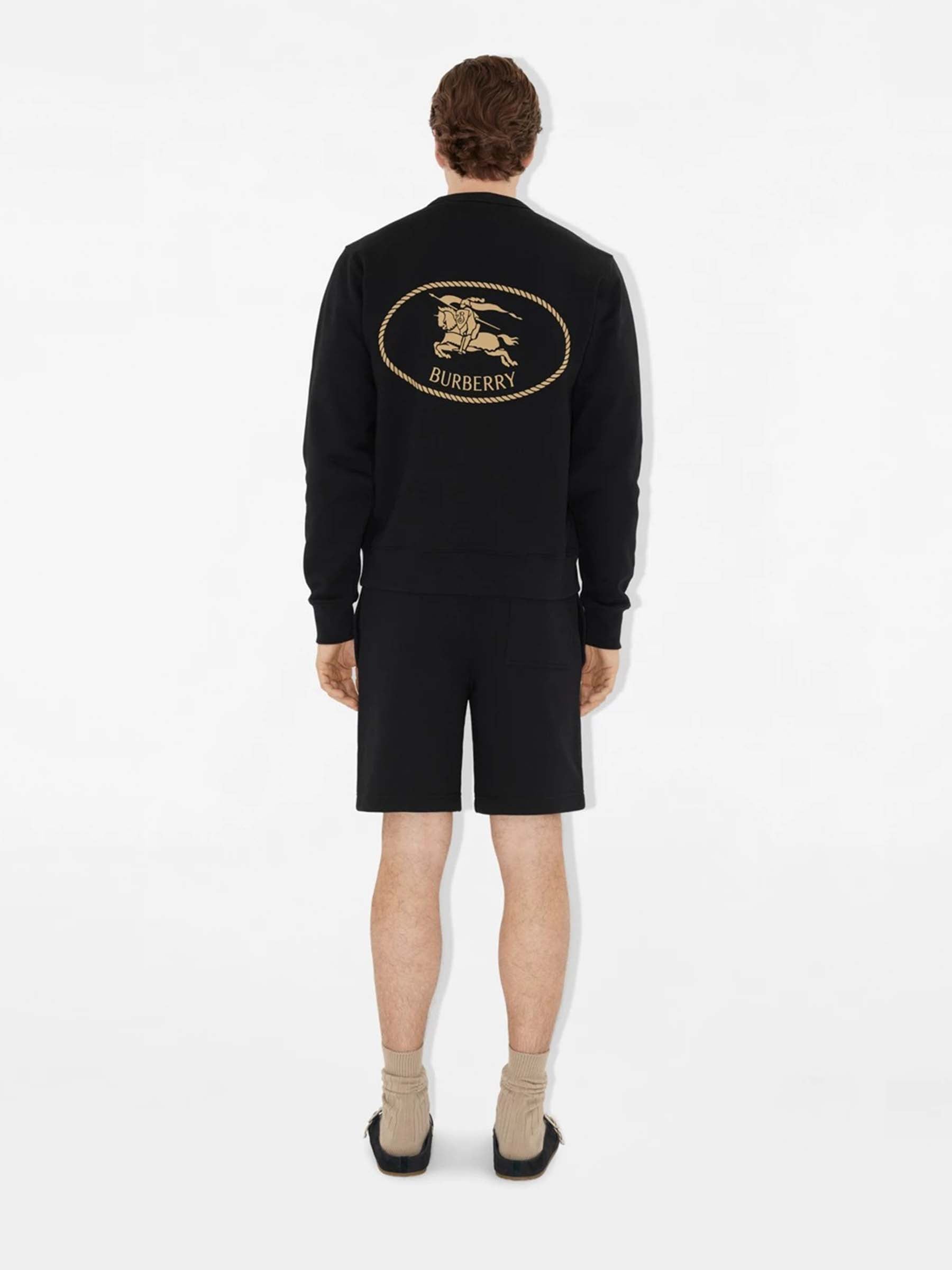 Round Neck Sweatshirt Burberry – Гарантія оригінальності – детальний вид