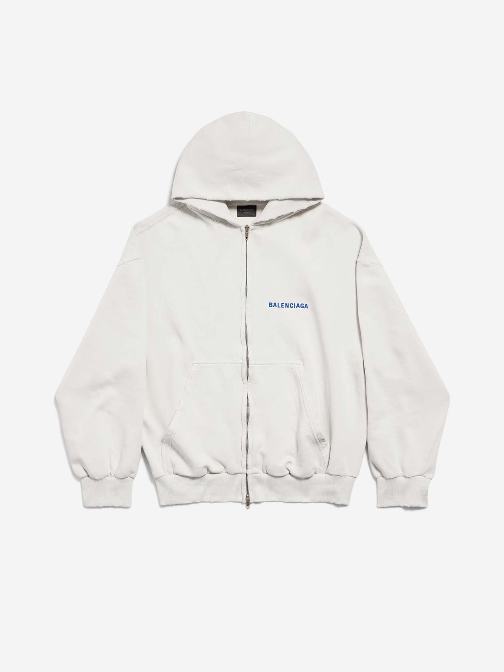 Hooded Sweatshirt With Zipper Balenciaga оригінал – Купити в Україні – боковий вид