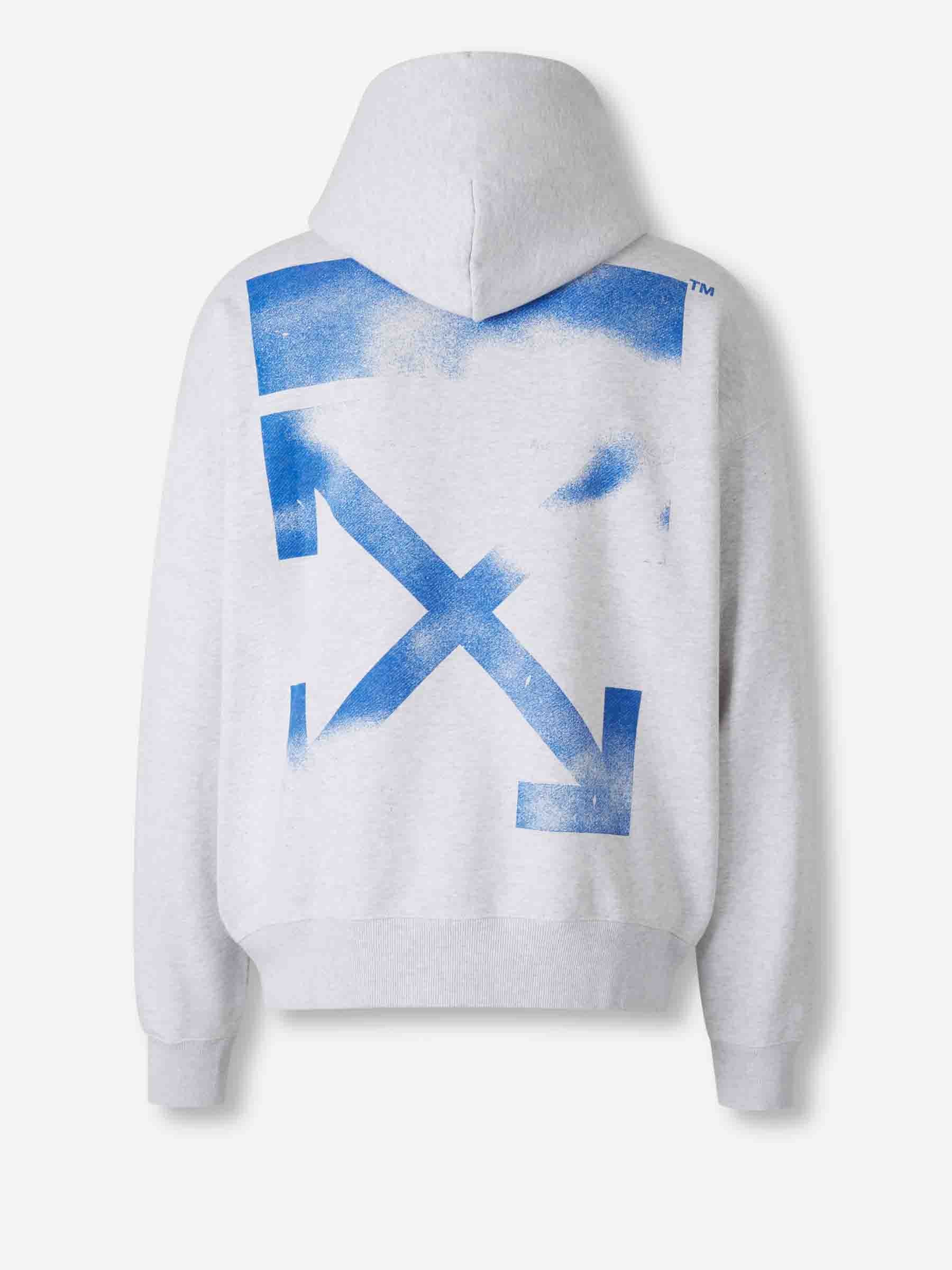 Hooded Sweatshirt Off-white – Гарантія оригінальності – вид ззаду