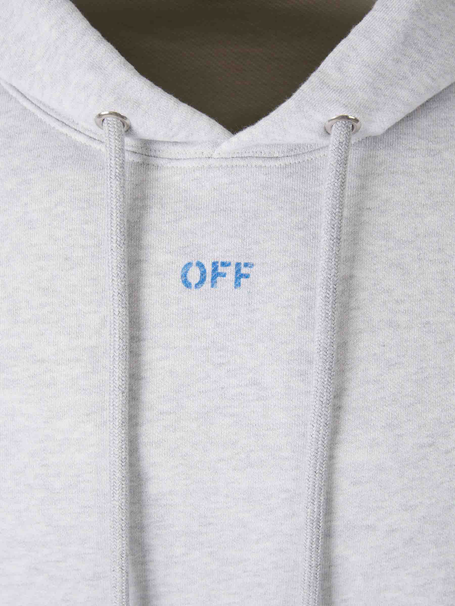 Hooded Sweatshirt Off-white – Гарантія оригінальності – детальний вид