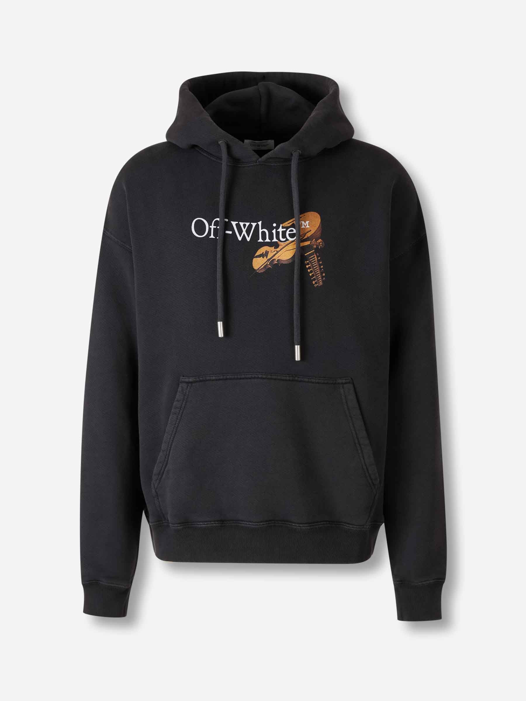 Hooded Sweatshirt Off-white – Гарантія оригінальності – боковий вид