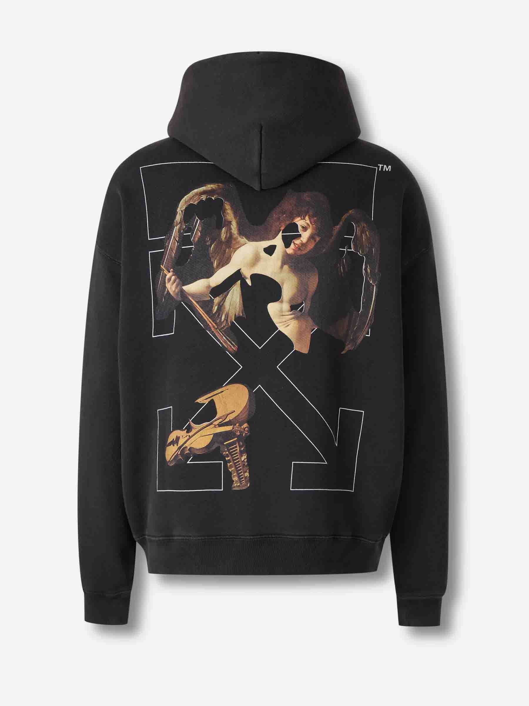 Hooded Sweatshirt Off-white – Гарантія оригінальності – вид ззаду