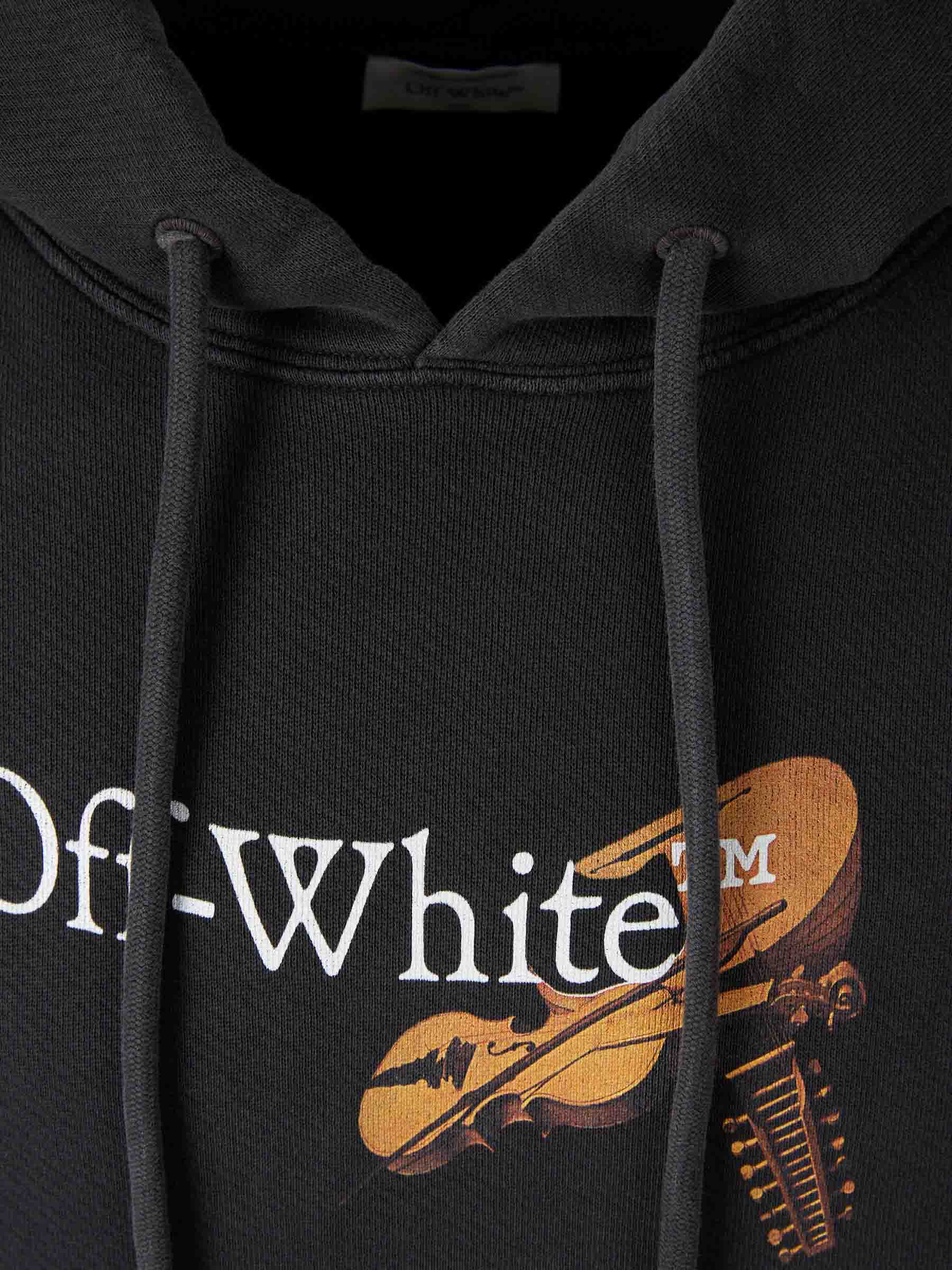 Hooded Sweatshirt Off-white – Гарантія оригінальності – детальний вид